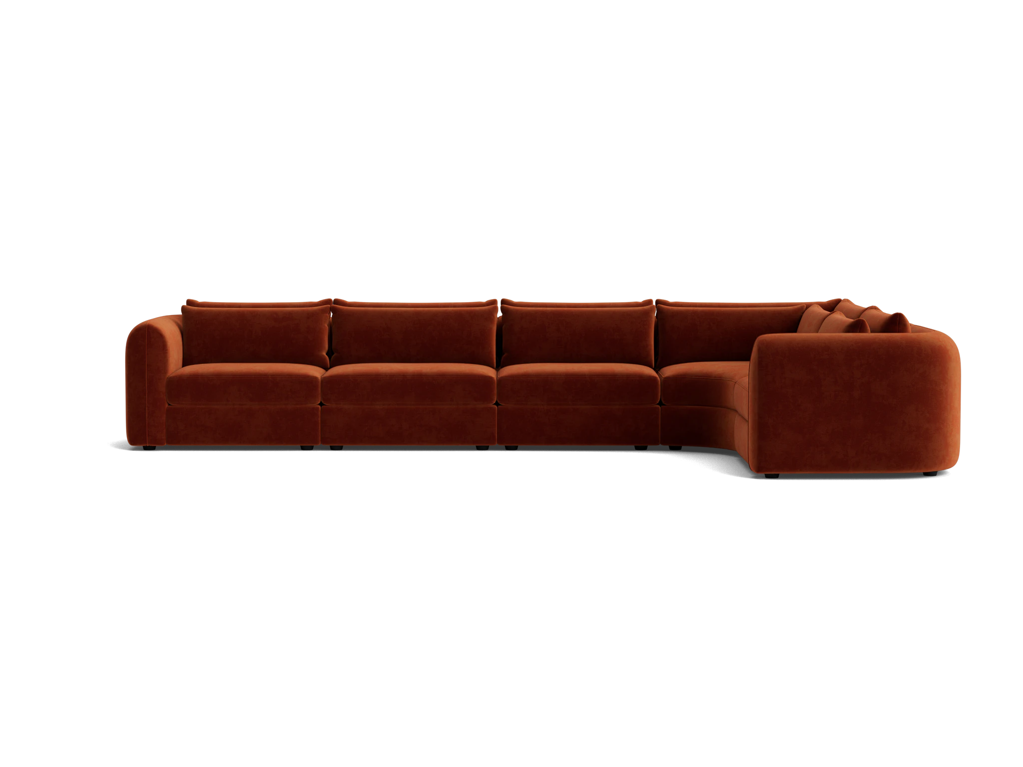 sebastian modular grand wedge sectional harper cinnamon