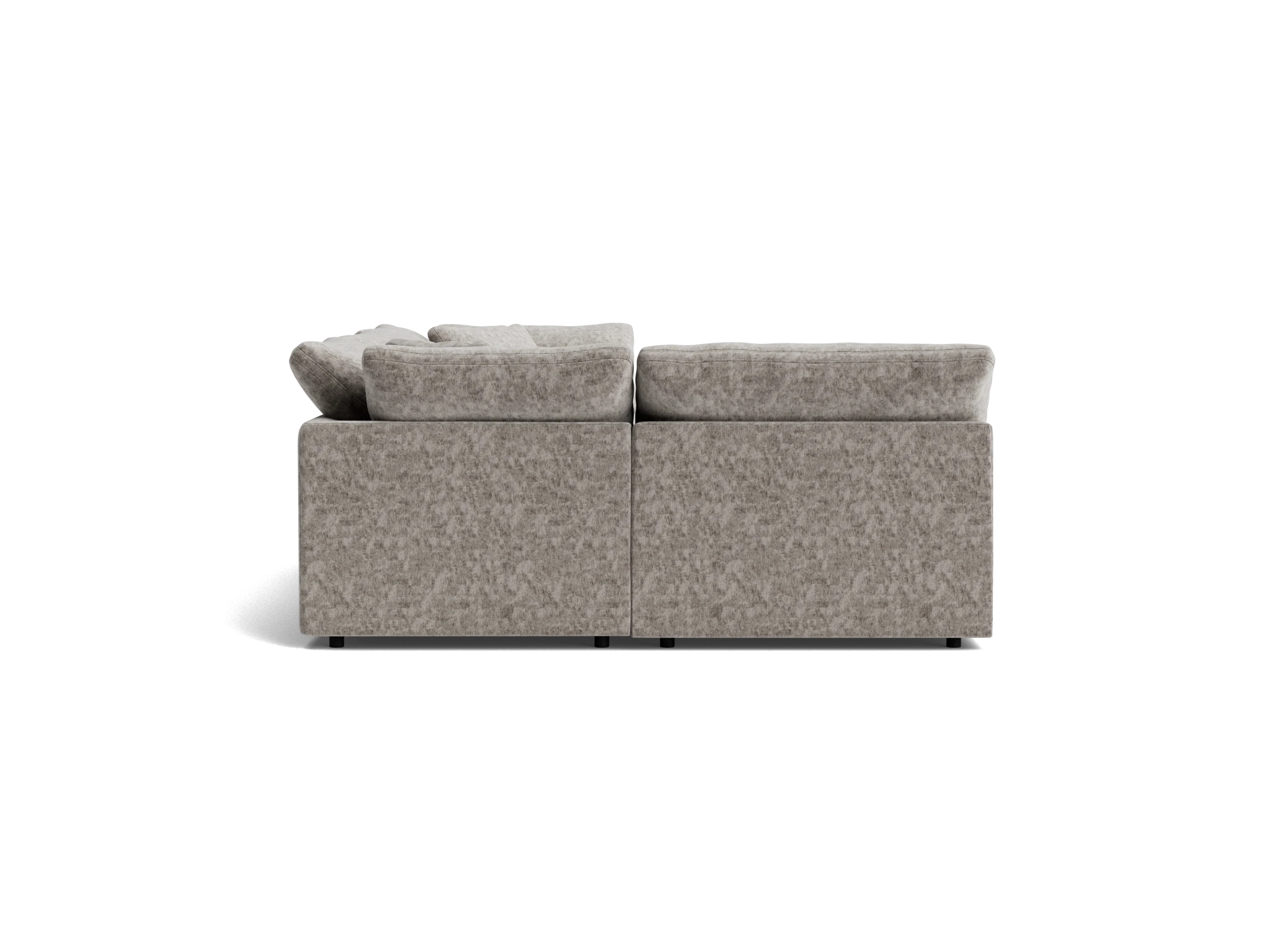 bryant modular double chaise sofa bumper sectional prime stone