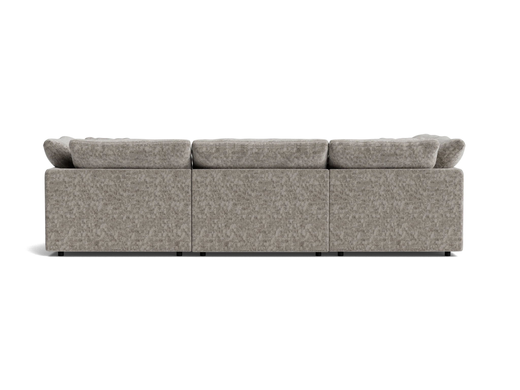 bryant modular double chaise sofa bumper sectional prime stone