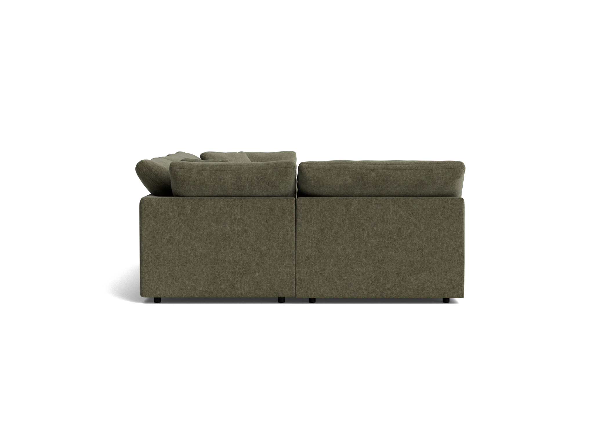 bryant modular double chaise sofa bumper sectional kenley spruce