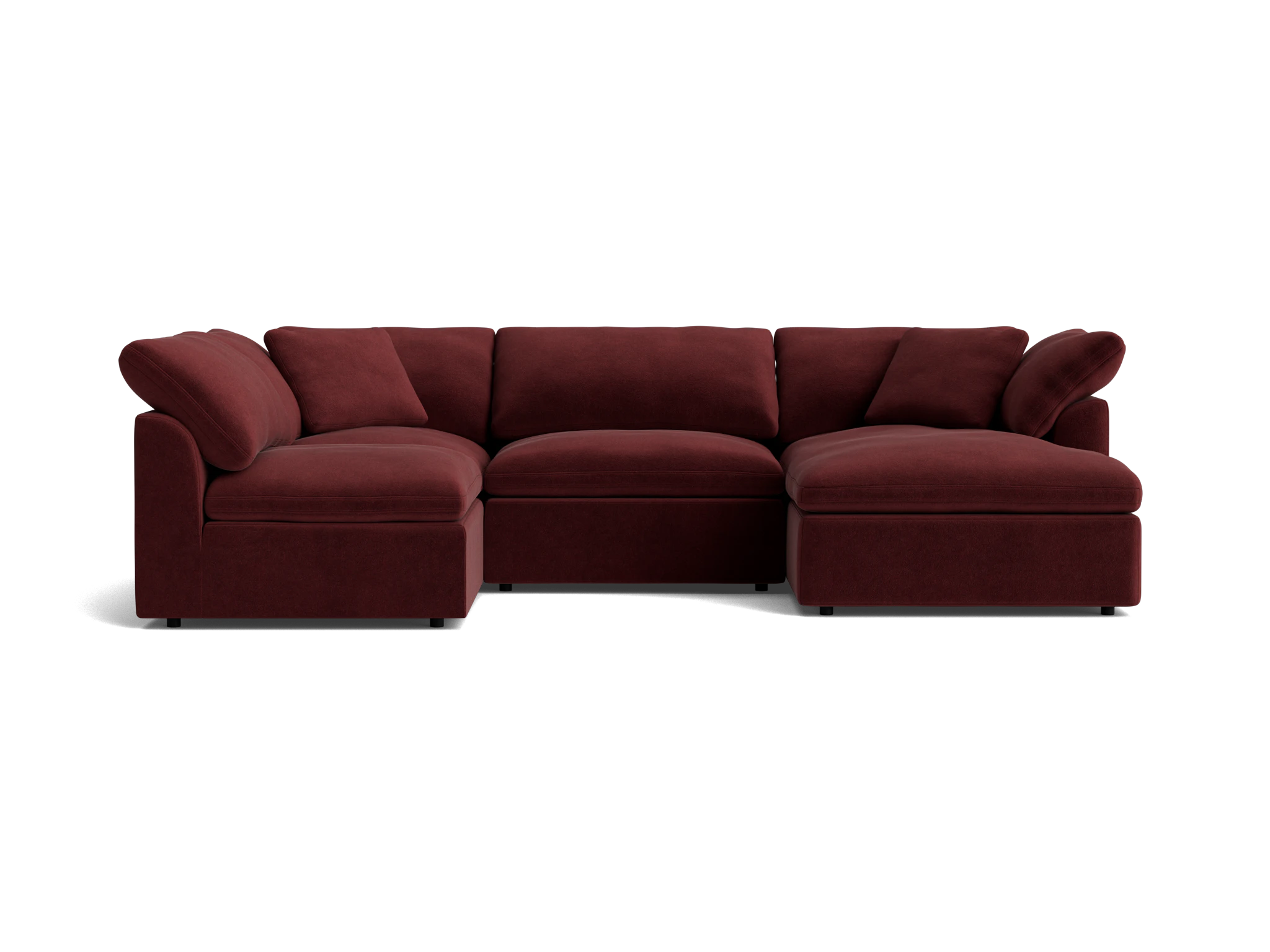 bryant modular double chaise sofa bumper sectional banks currant