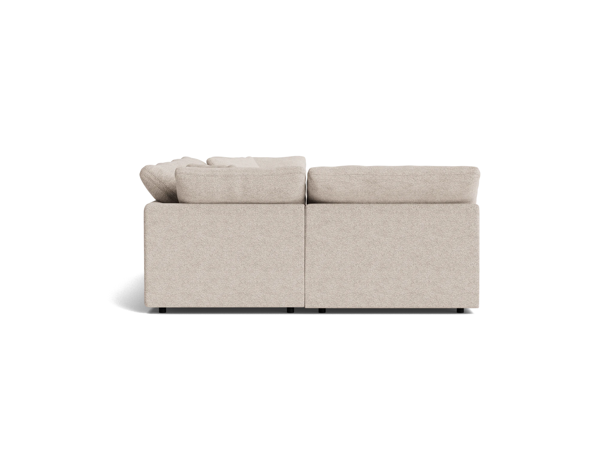 bryant modular double chaise sofa bumper sectional borough cotton