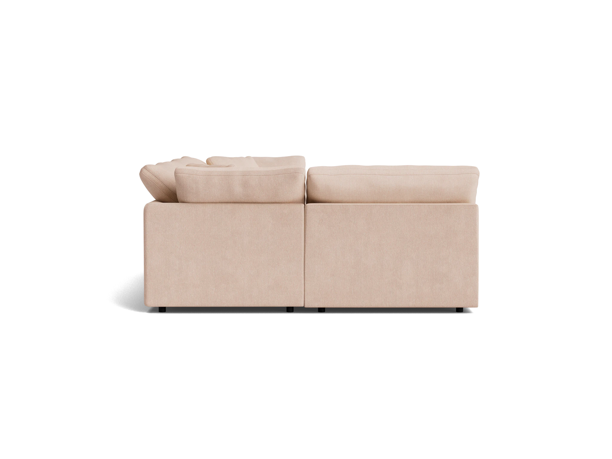 bryant modular double chaise sofa bumper sectional resource oat