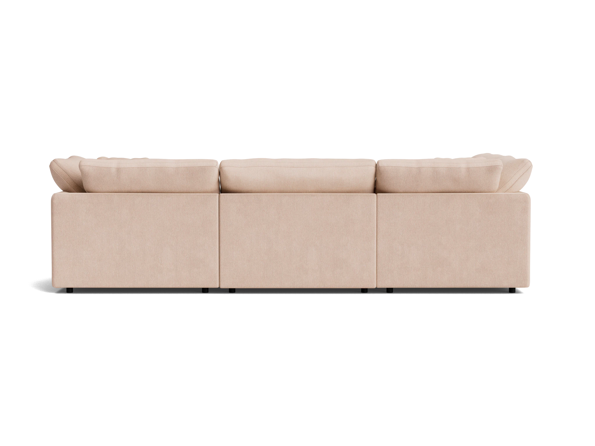 bryant modular double chaise sofa bumper sectional resource oat