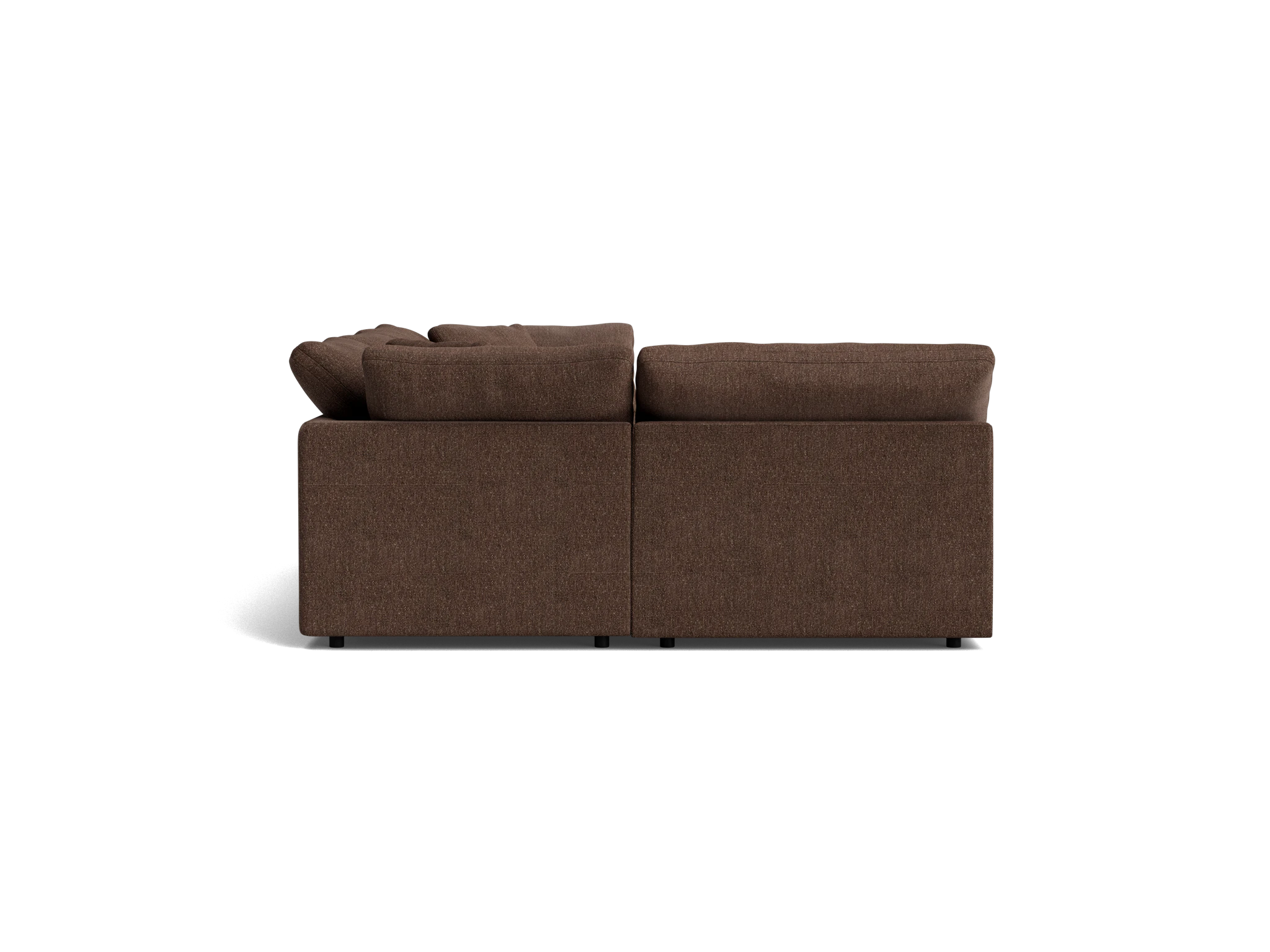 bryant modular double chaise sofa bumper sectional resource truffle