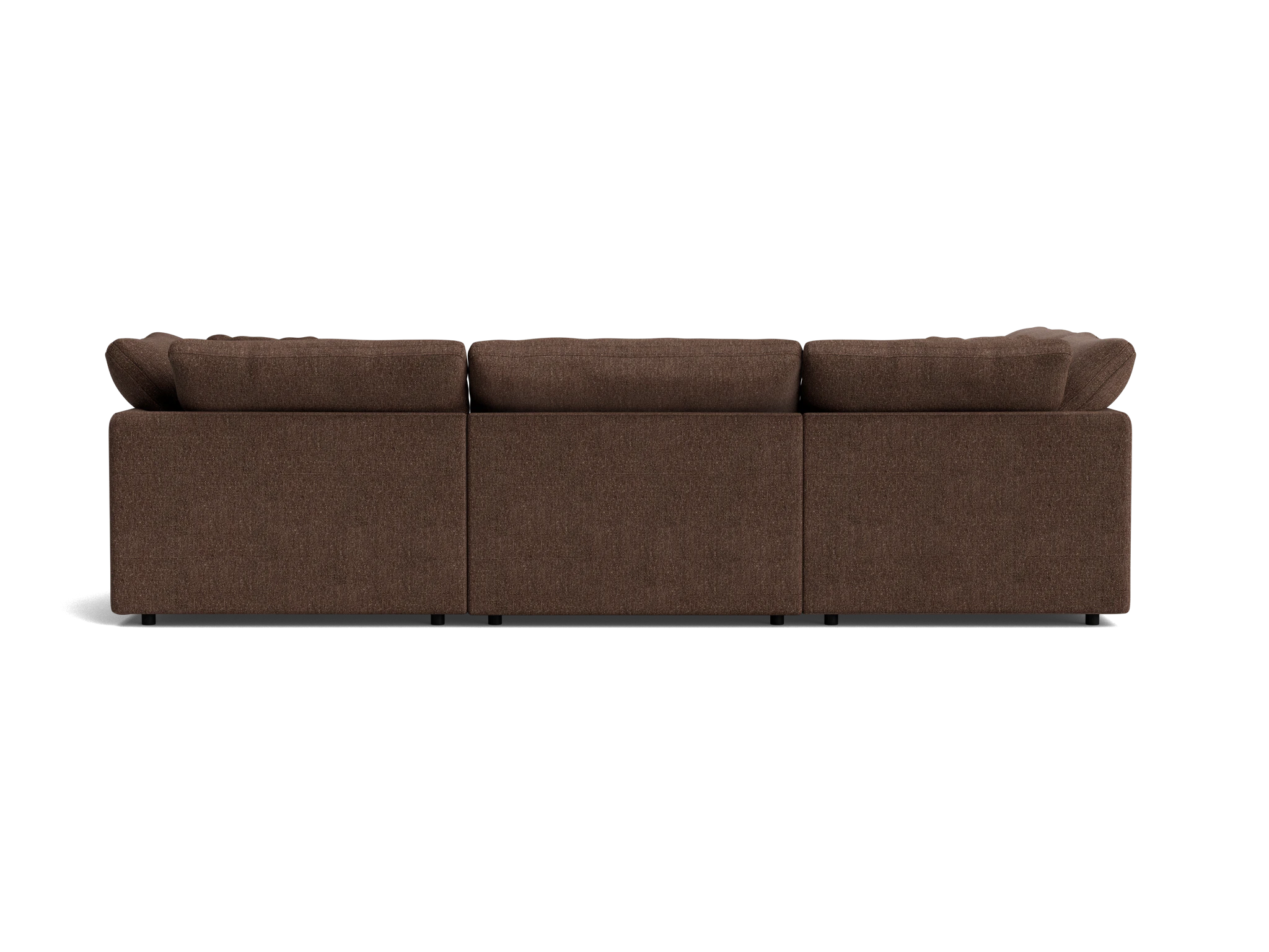 bryant modular double chaise sofa bumper sectional resource truffle