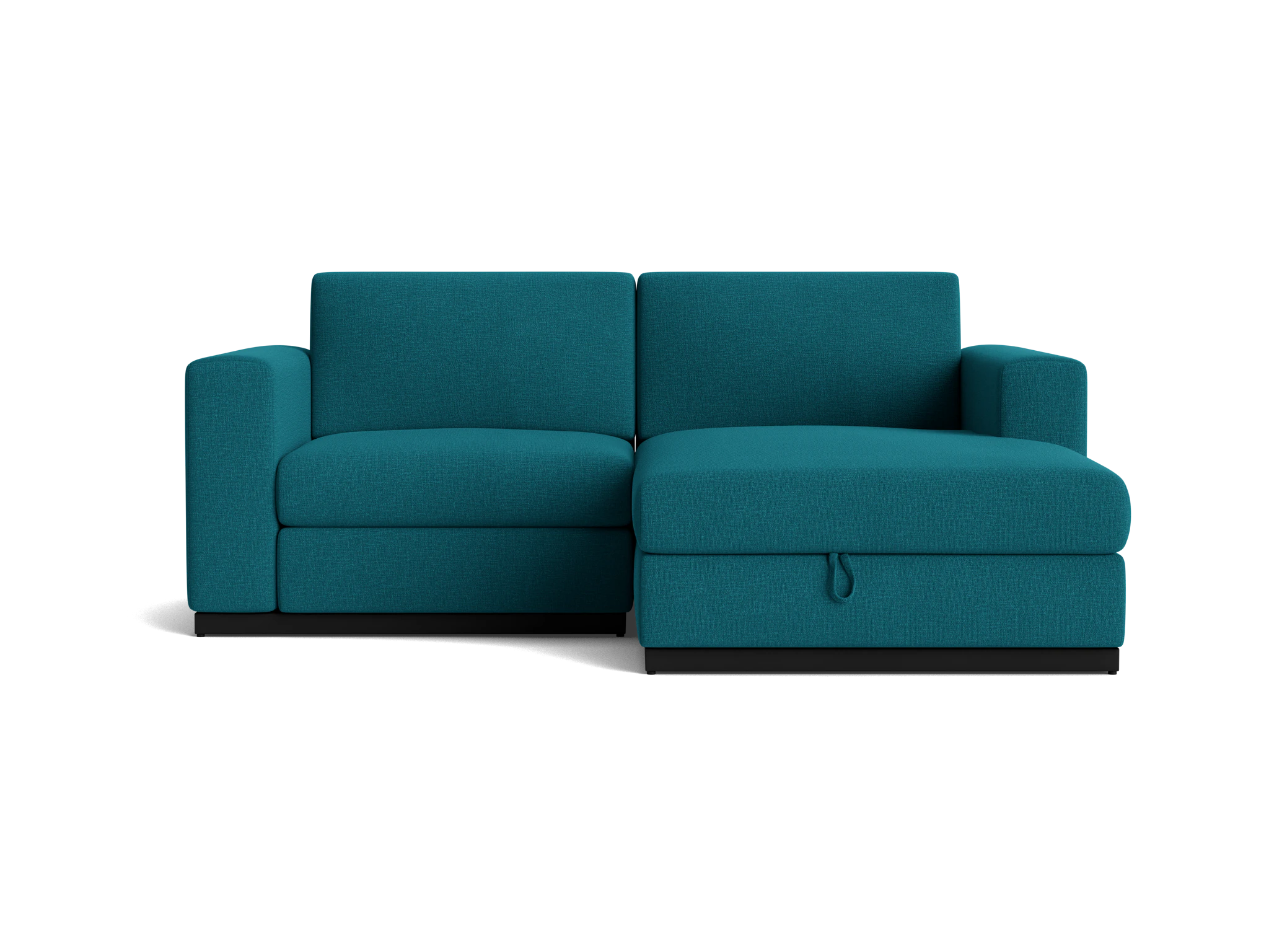 holt modular compact sectional with storage key largo zenith teal