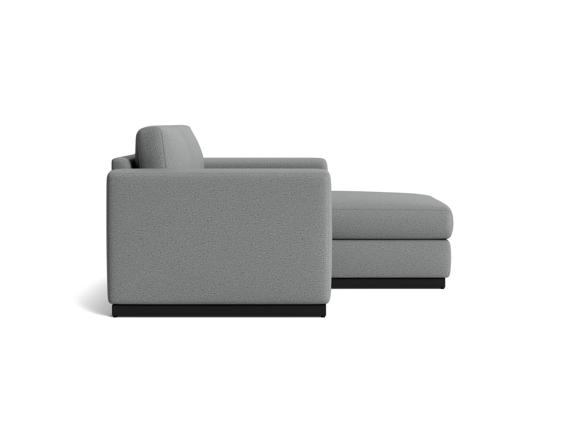 holt modular compact sectional with storage essence ash