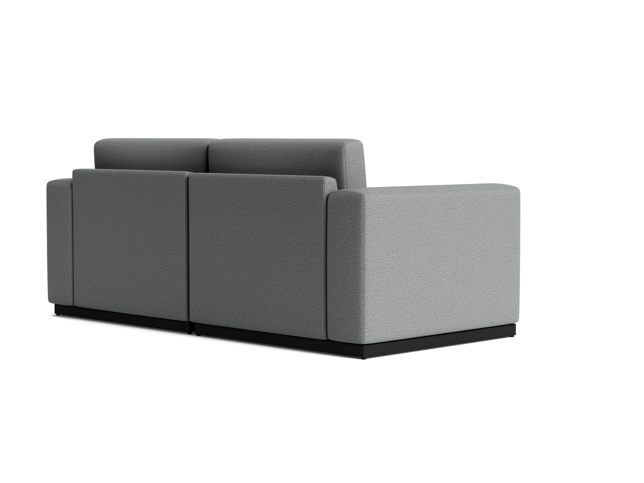 holt modular compact sectional with storage essence ash