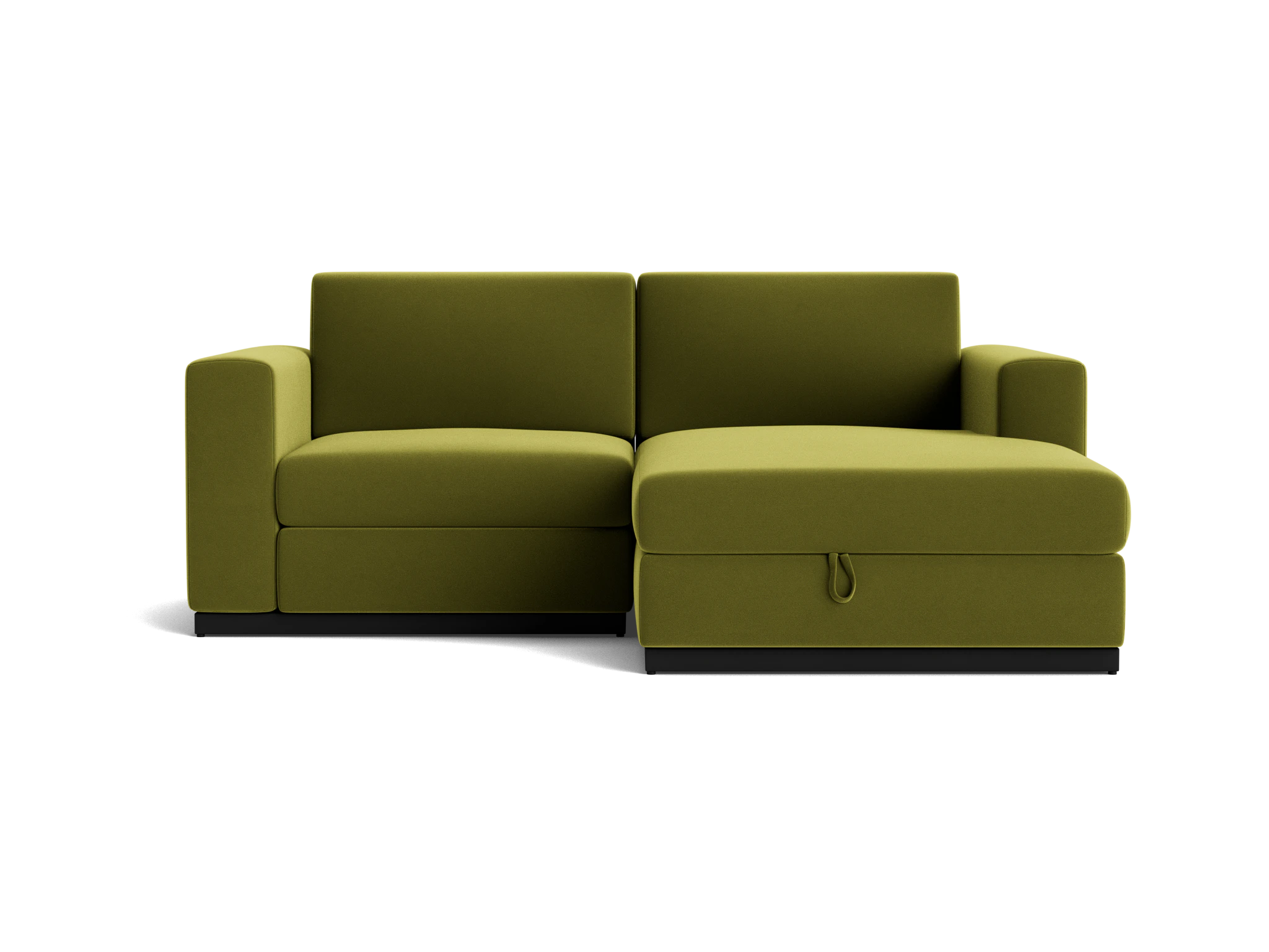 holt modular compact sectional with storage royale apple