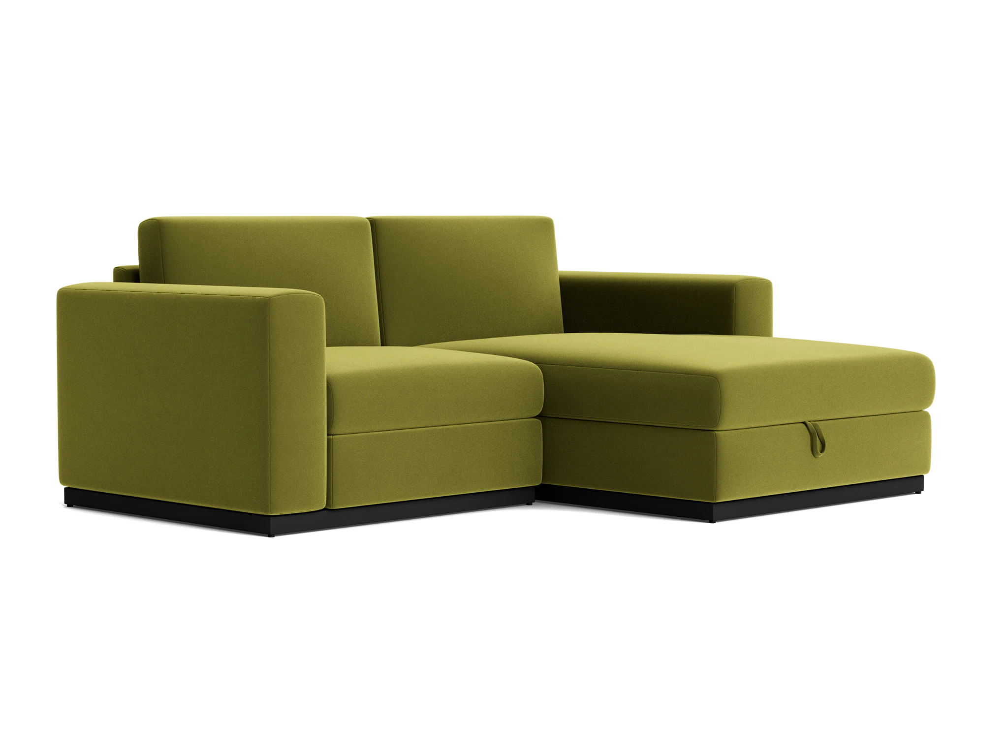 holt modular compact sectional with storage royale apple