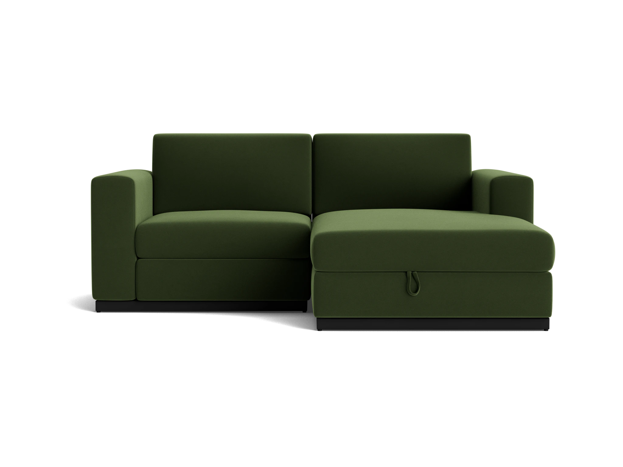 holt modular compact sectional with storage royale forest