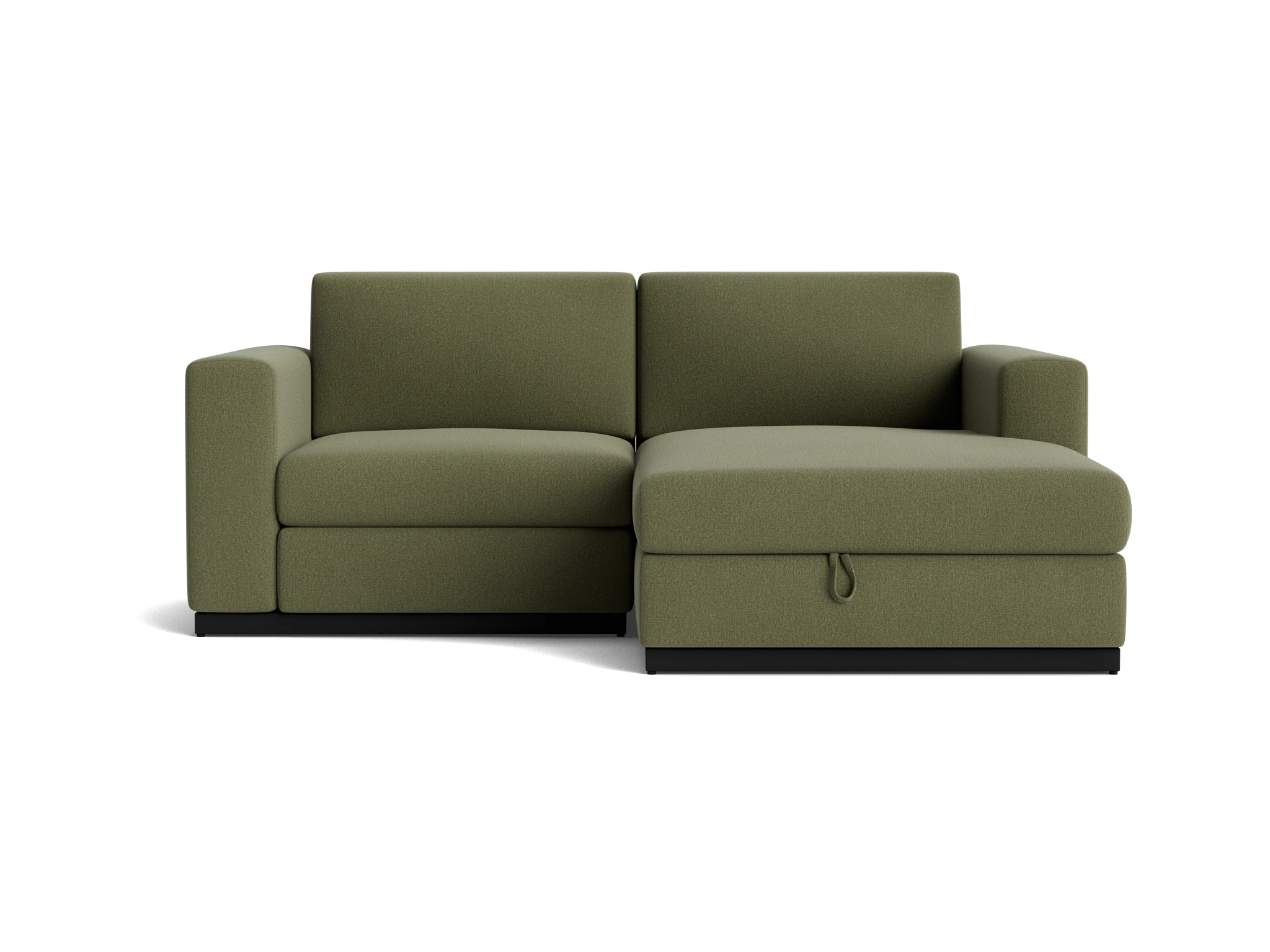 holt modular compact sectional with storage faithful olive