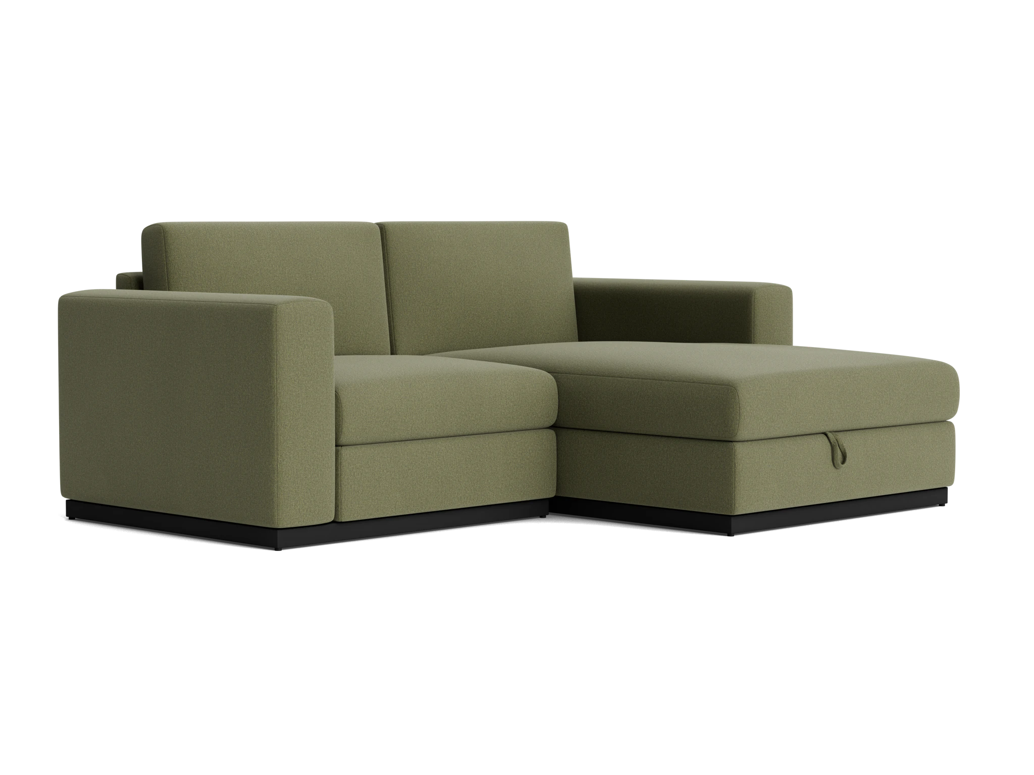 holt modular compact sectional with storage faithful olive