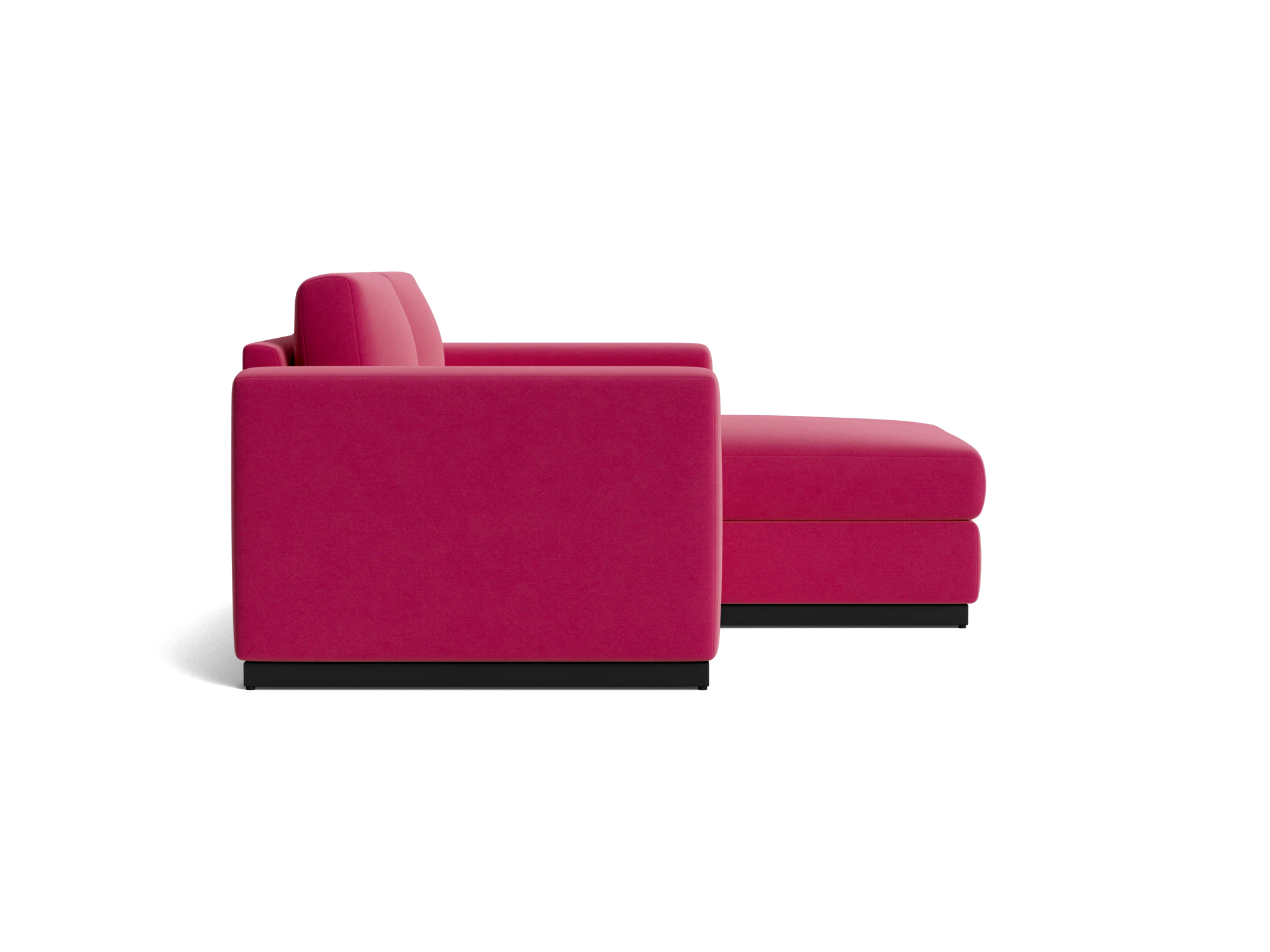 holt modular compact sectional with storage royale berry