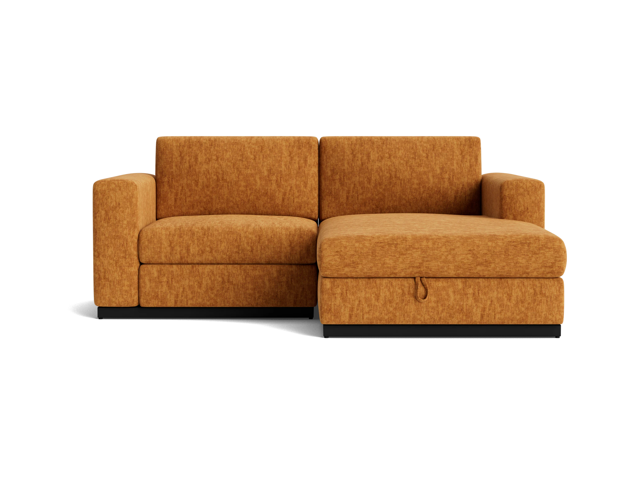 holt modular compact sectional with storage crave ginger tea