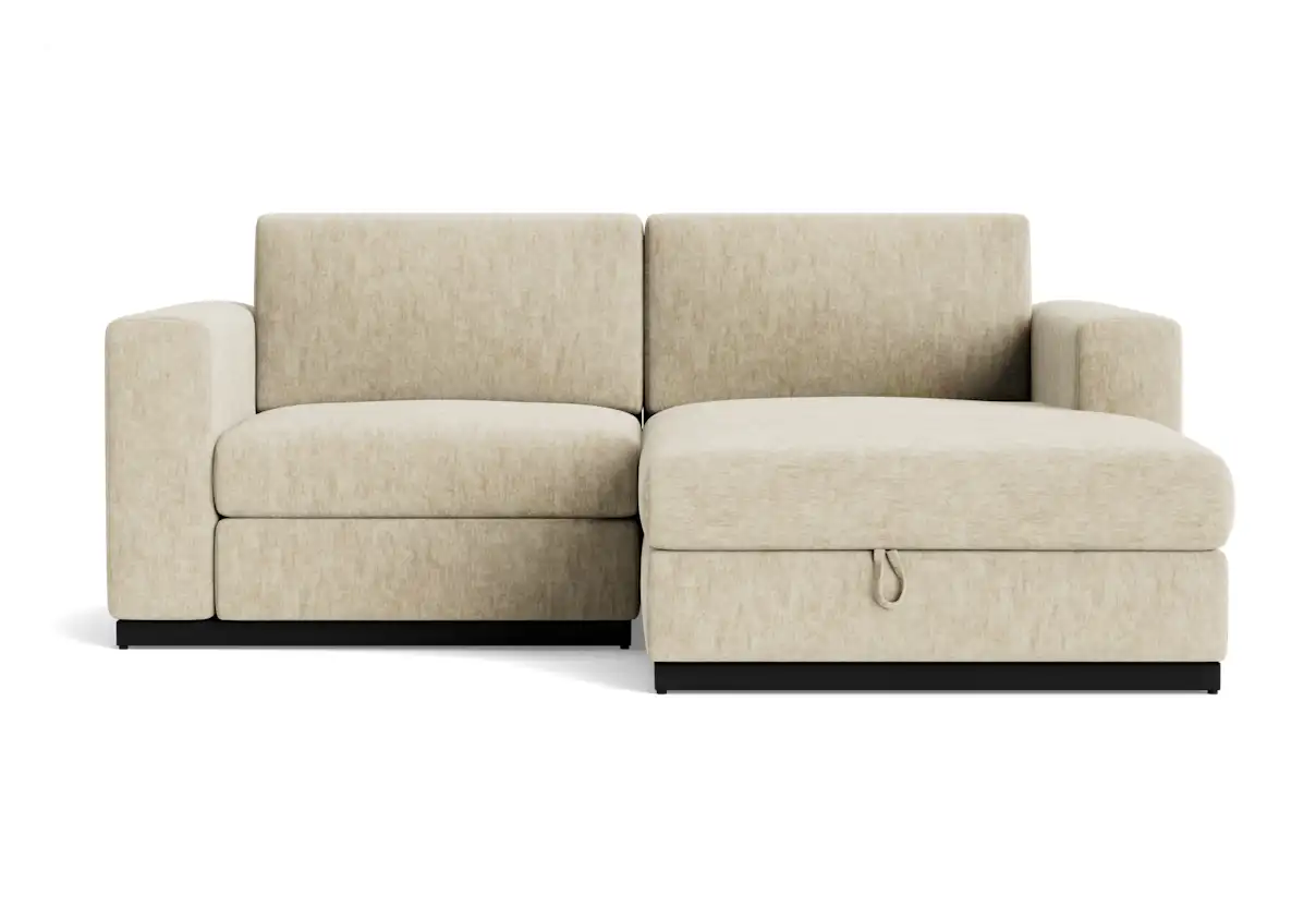 holt modular compact sectional with storage crave irish cream