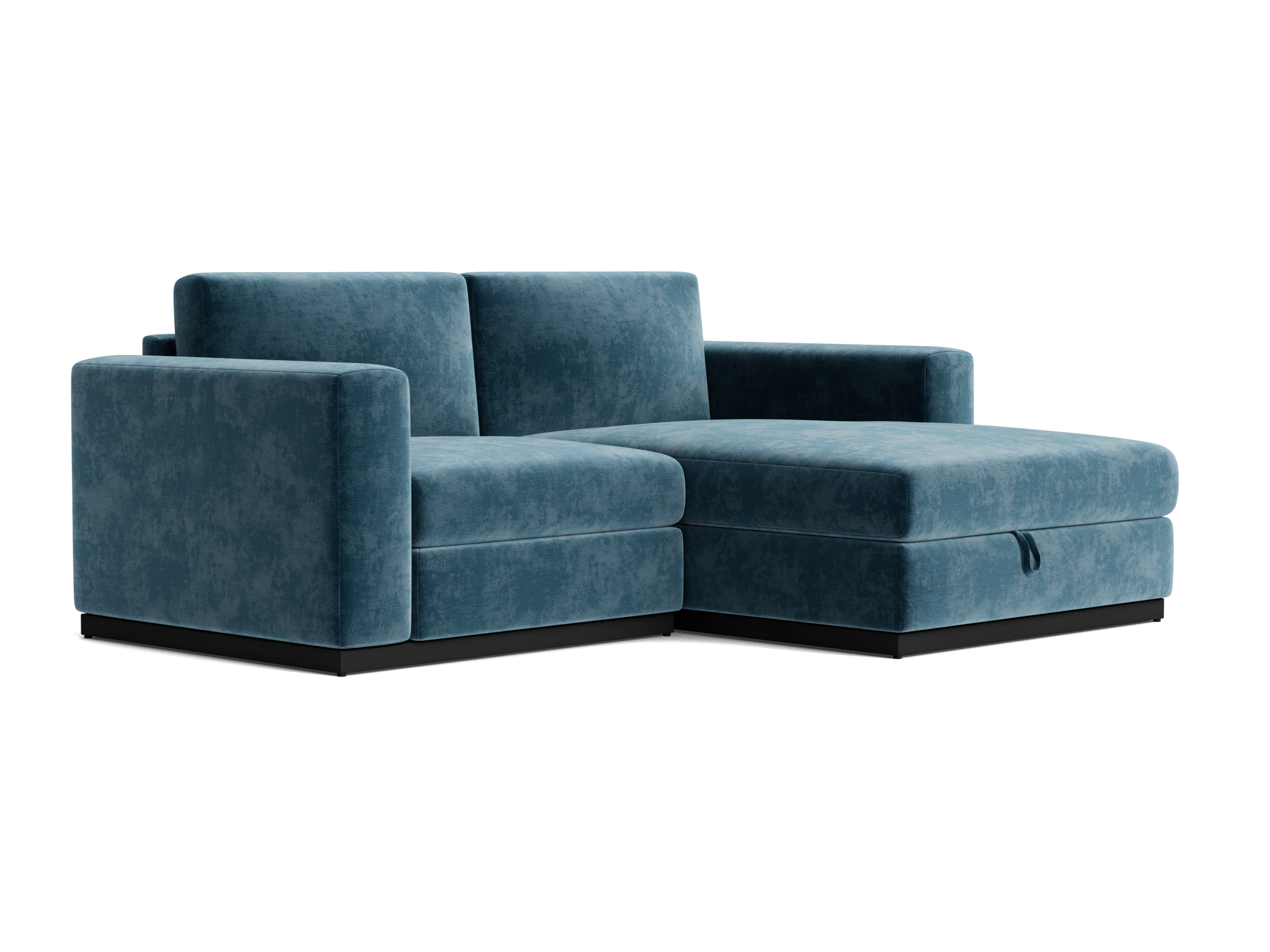 holt modular compact sectional with storage harper biscay bay