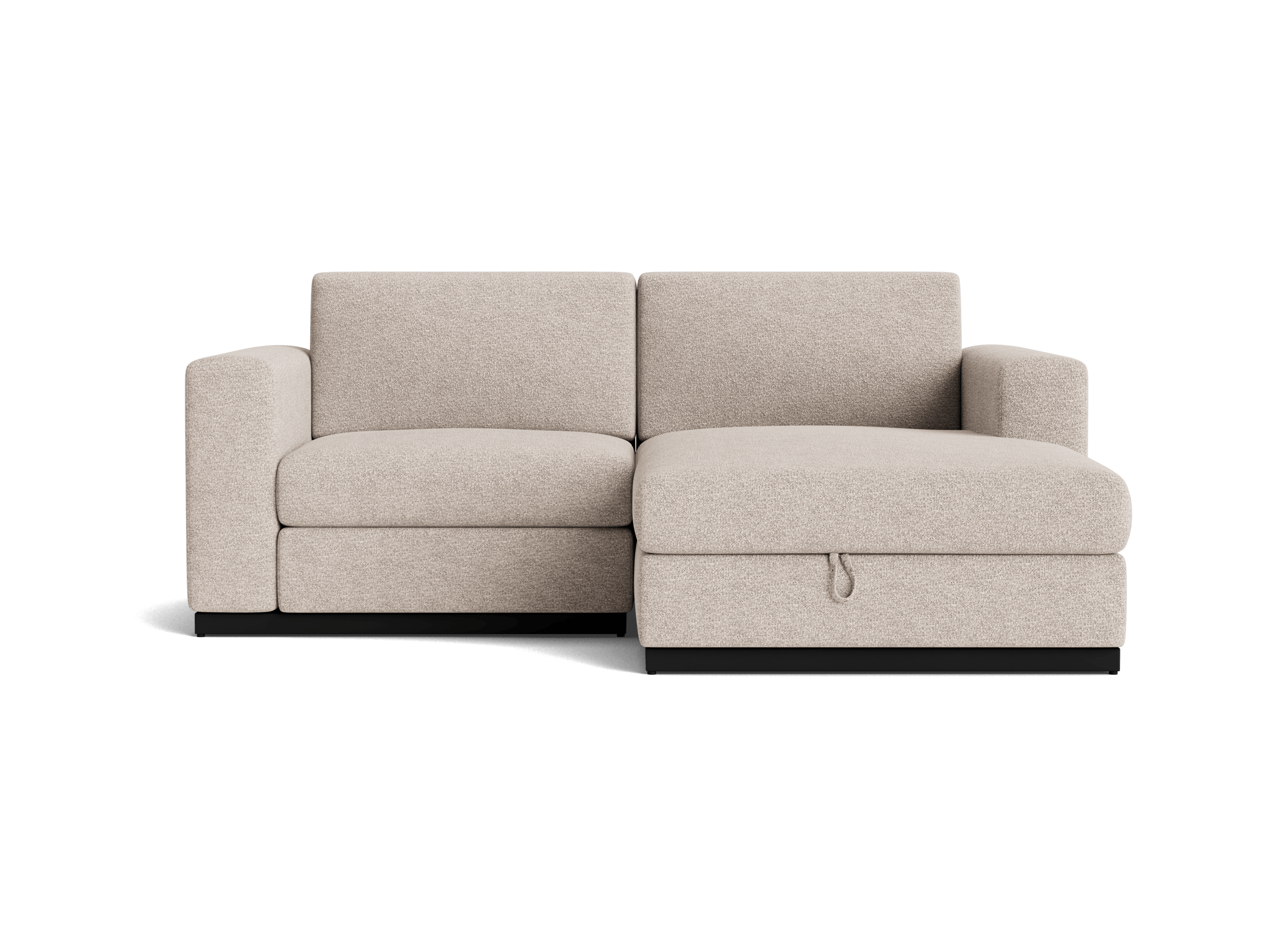 holt modular compact sectional with storage borough cotton