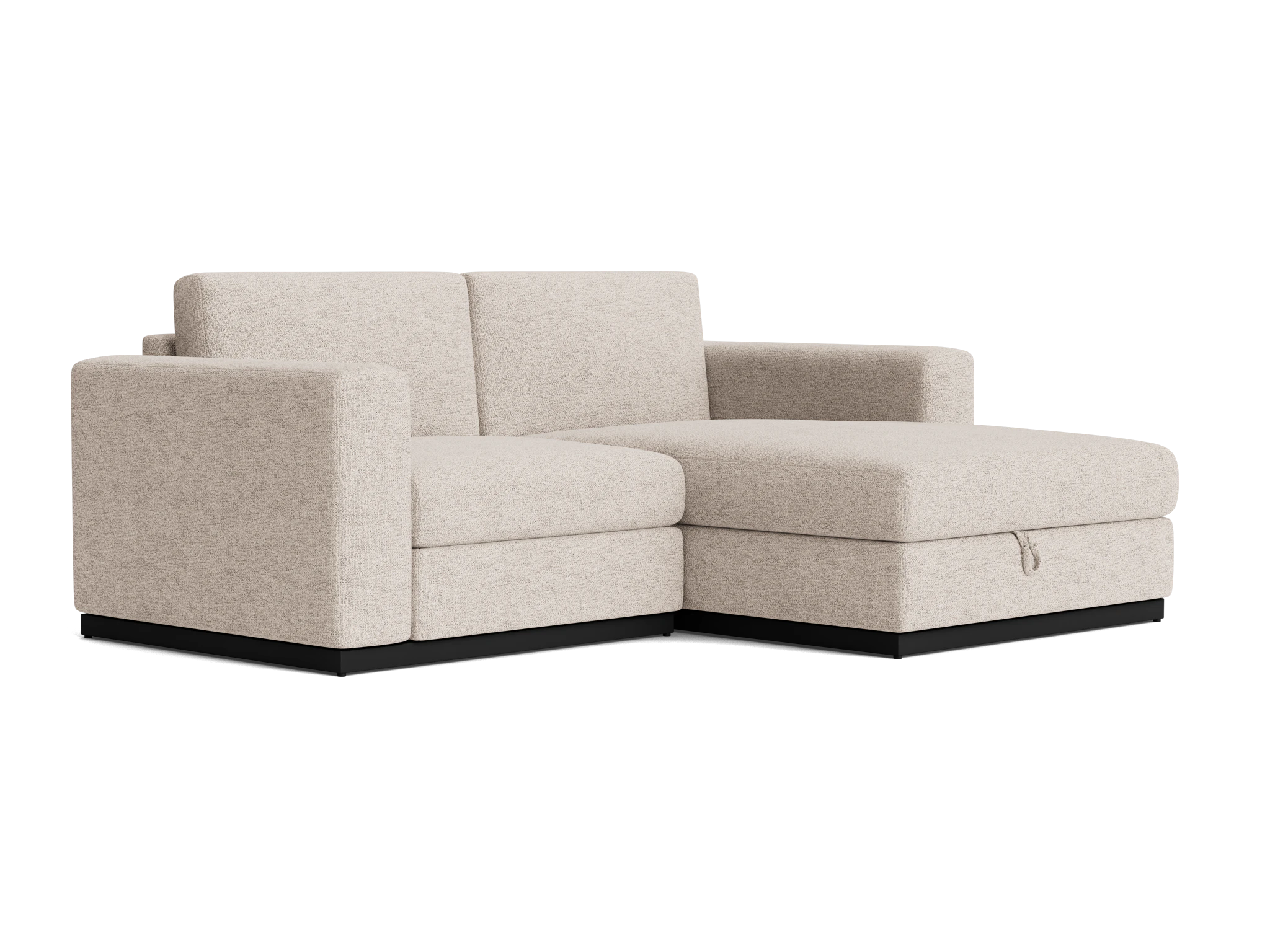 holt modular compact sectional with storage borough cotton