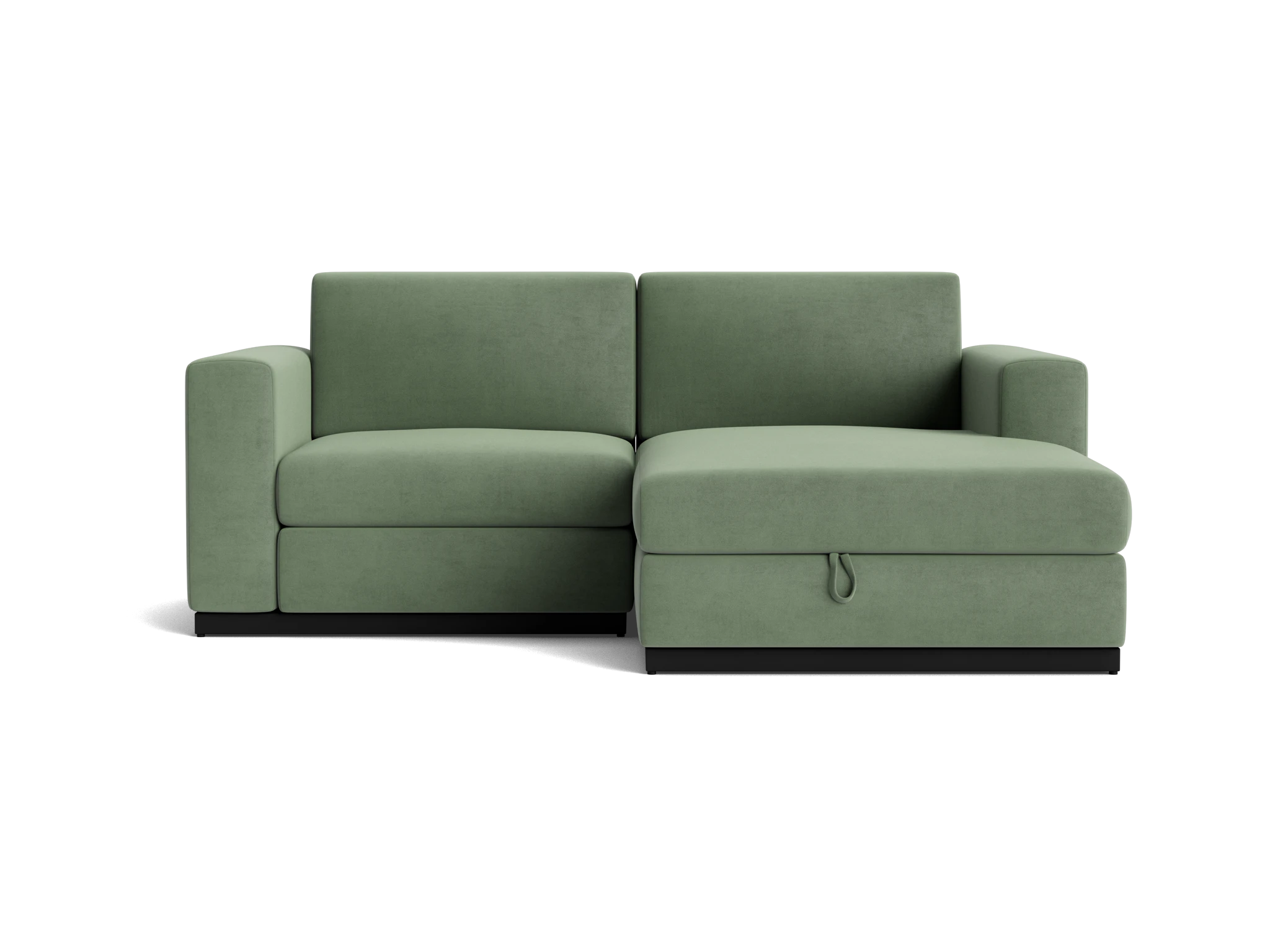 holt modular compact sectional with storage royale sage