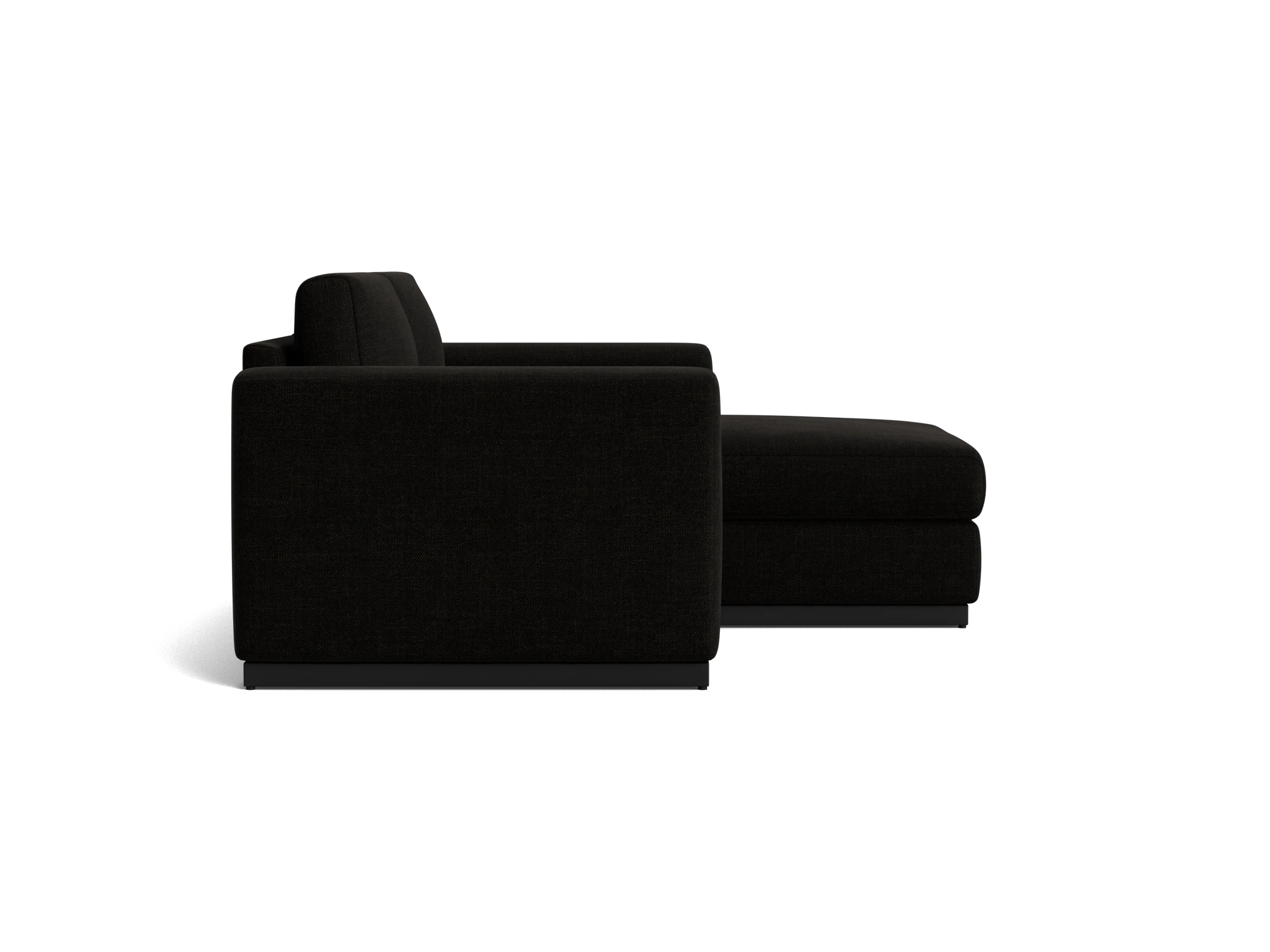 holt modular compact sectional with storage milo onyx