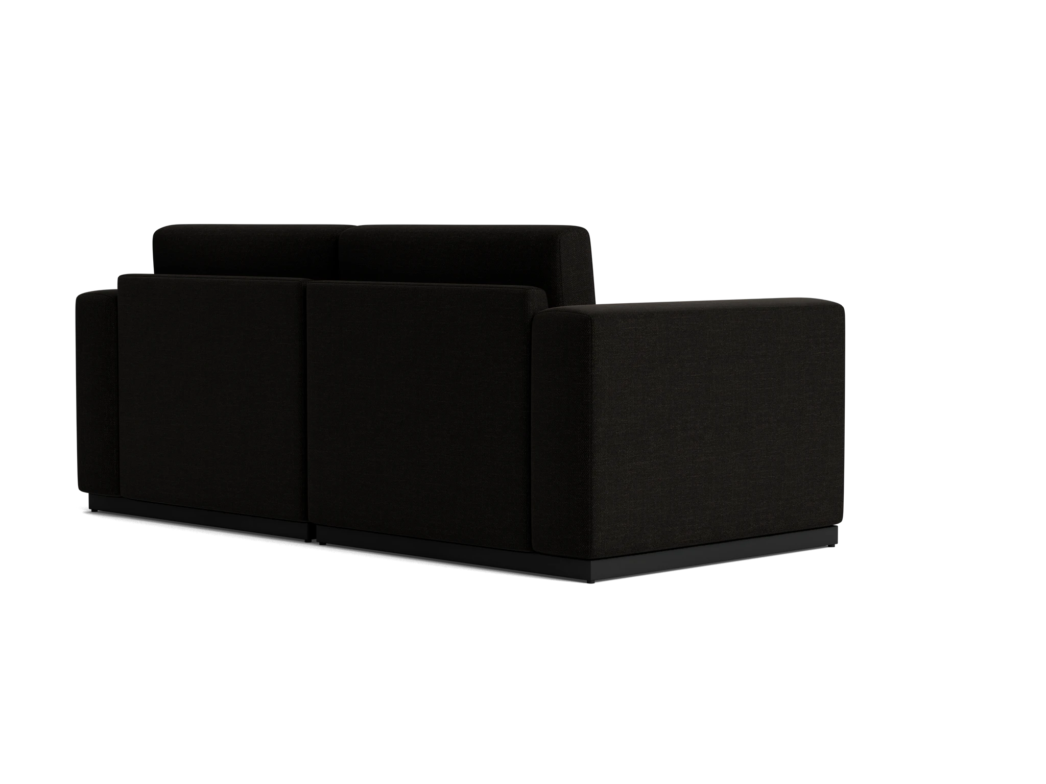holt modular compact sectional with storage milo onyx