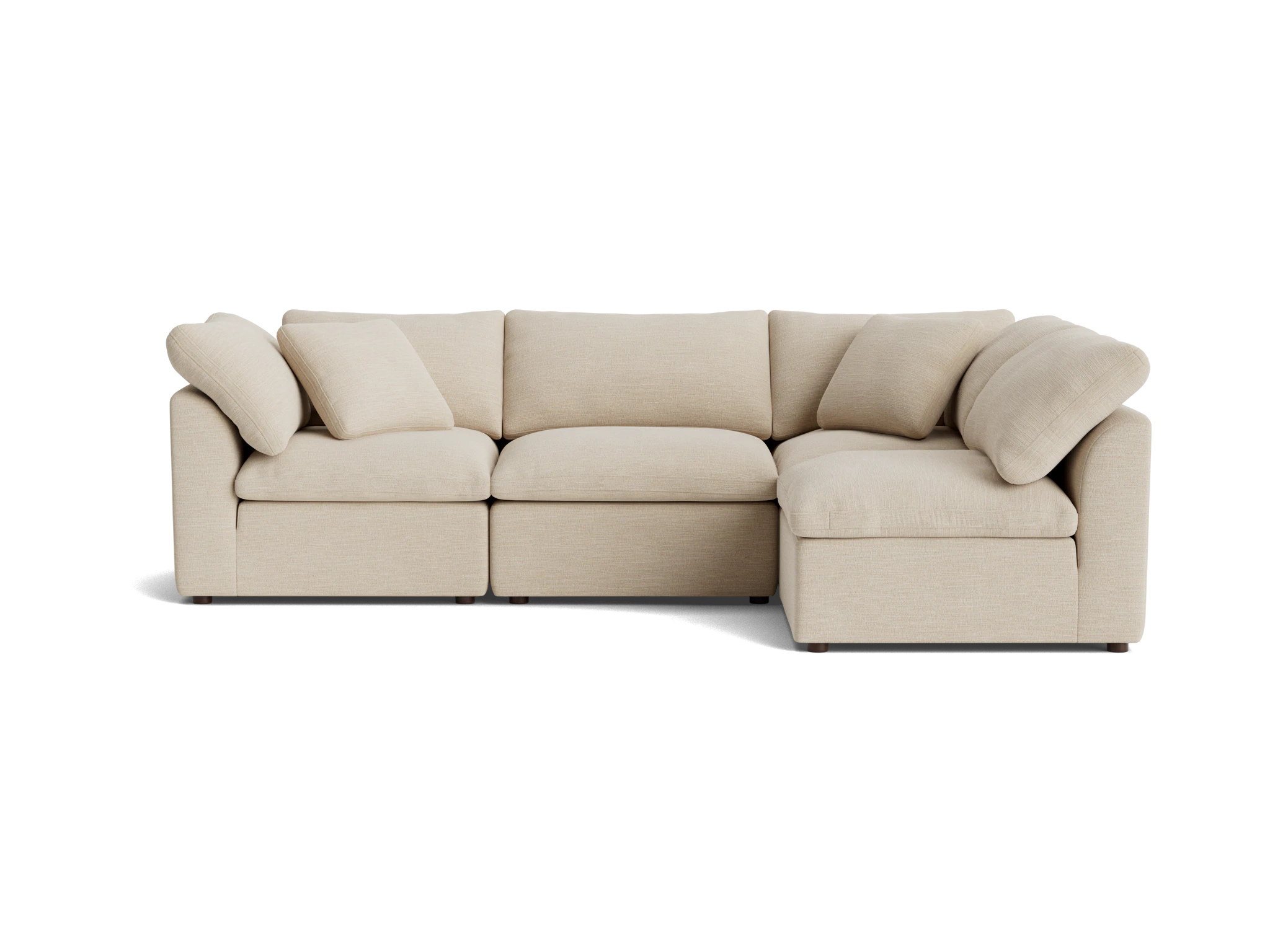 bryant petite modular sectional lucky divine