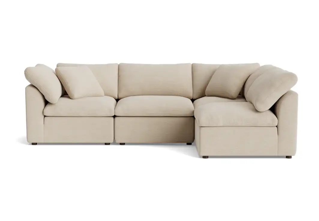 bryant petite modular sectional lucky divine