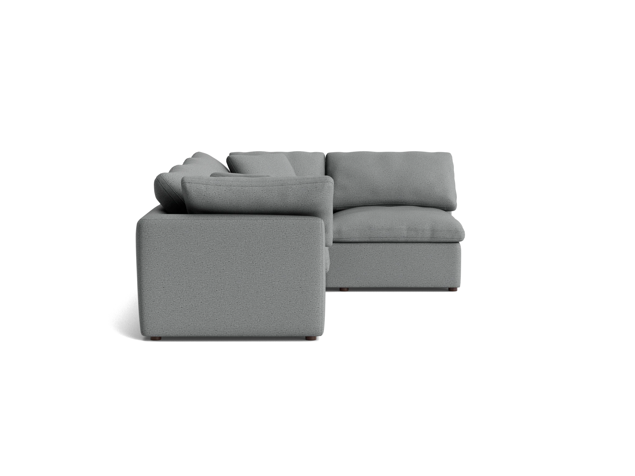 bryant petite modular sectional essence ash