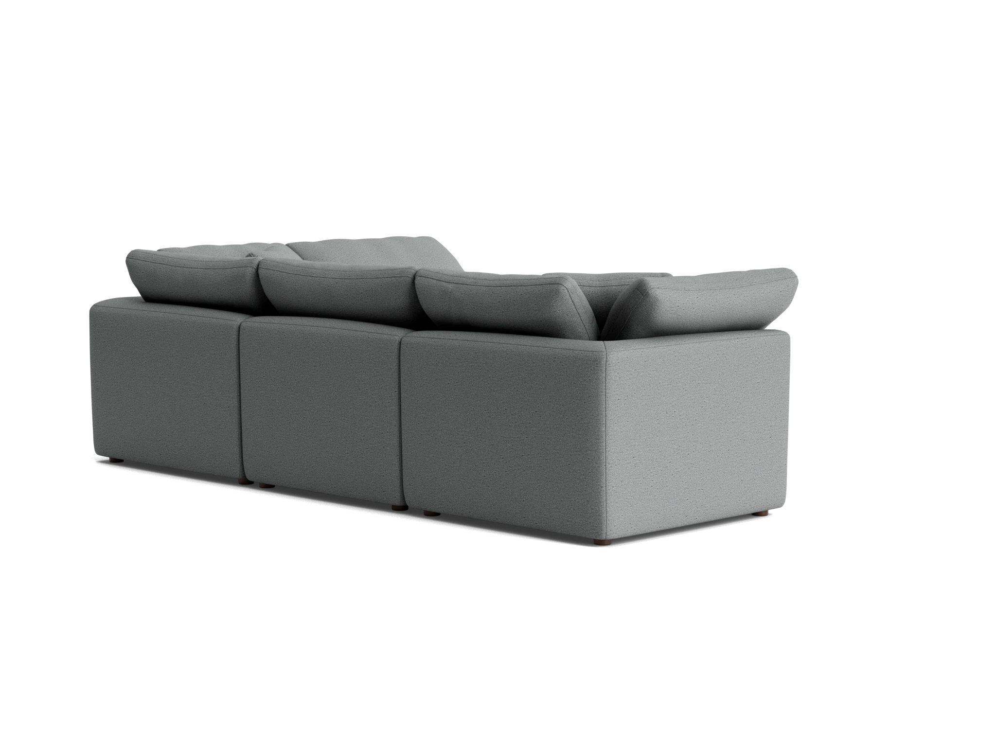bryant petite modular sectional essence ash