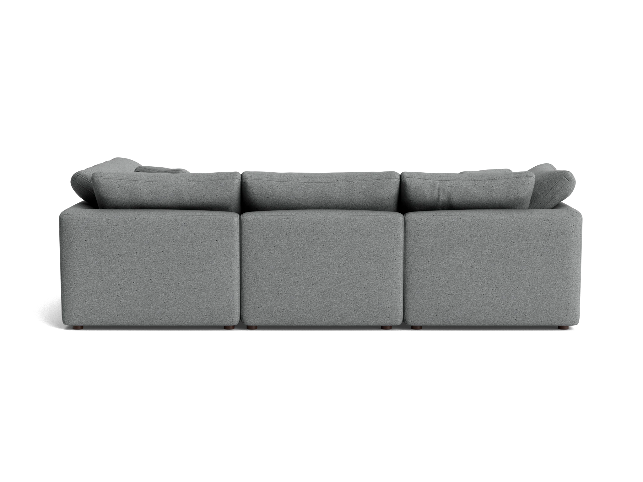 bryant petite modular sectional essence ash