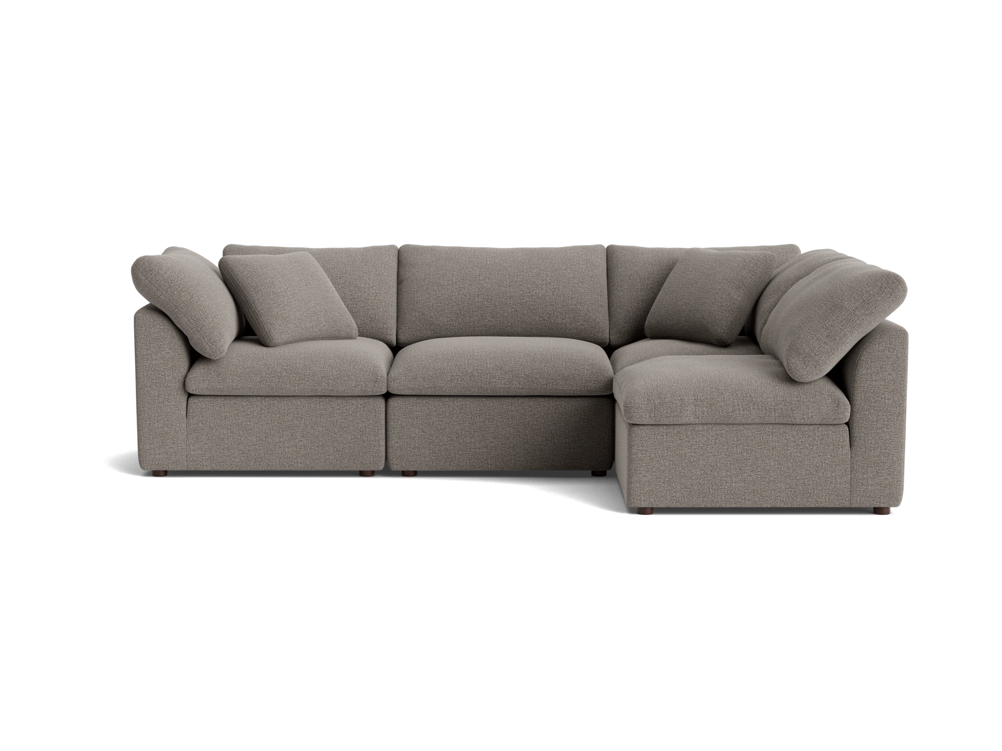 bryant petite modular sectional cody slate