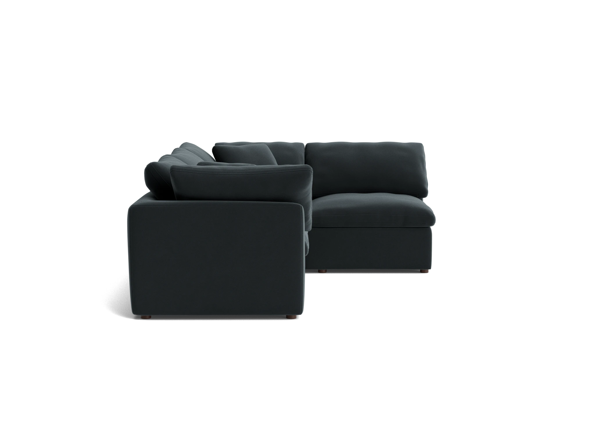 bryant petite modular sectional royale gunmetal