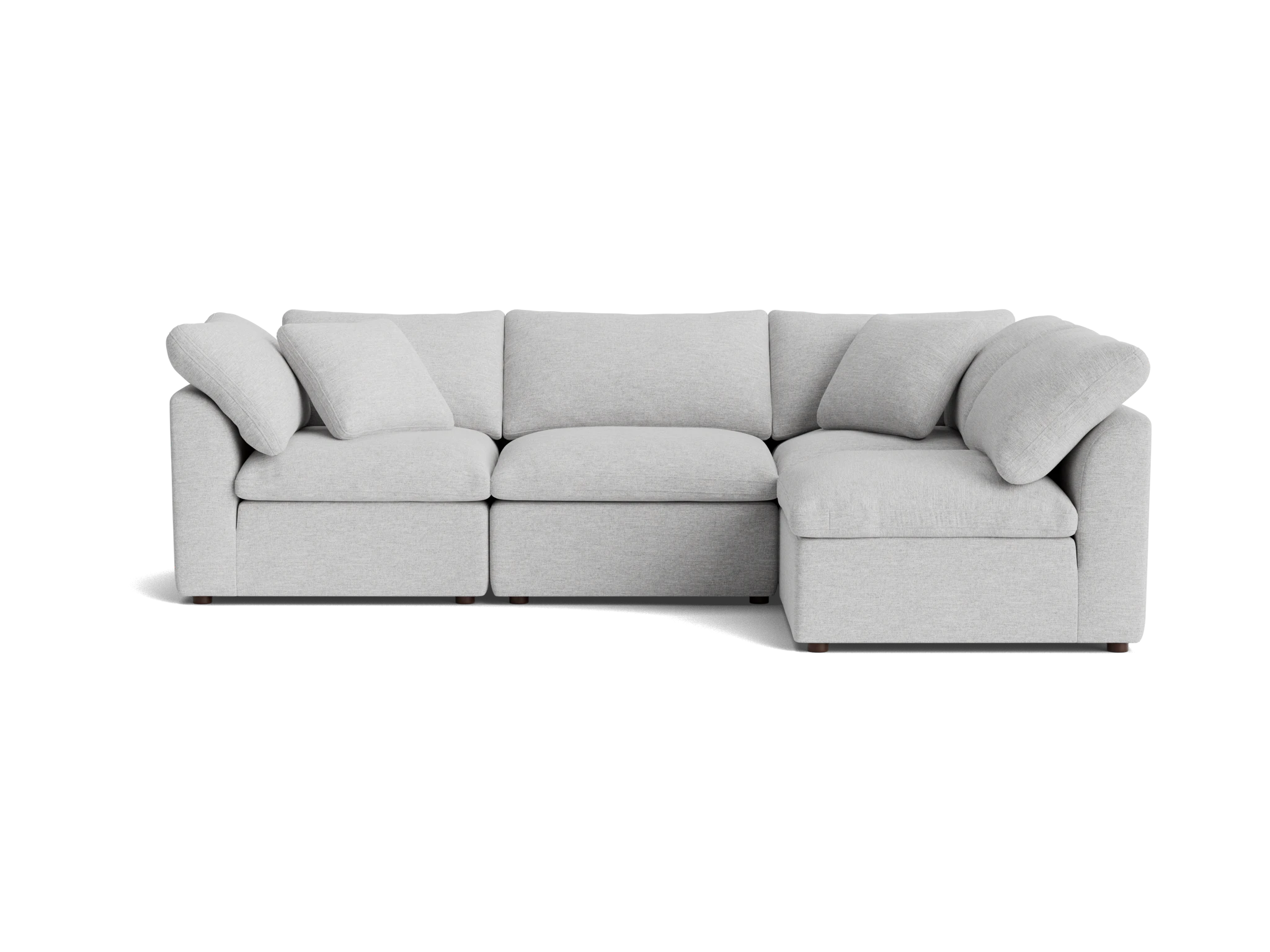 bryant petite modular sectional milo dove