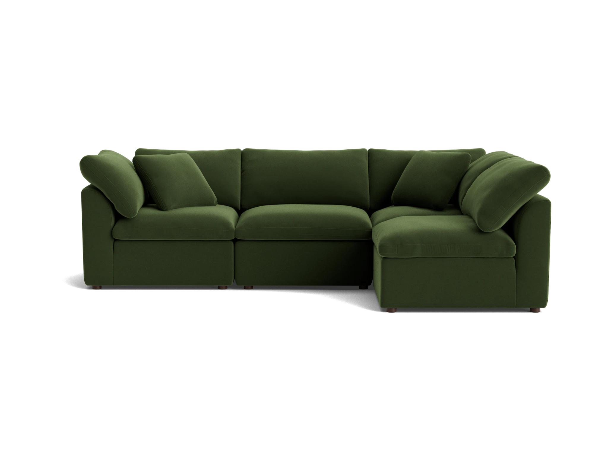 bryant petite modular sectional royale forest