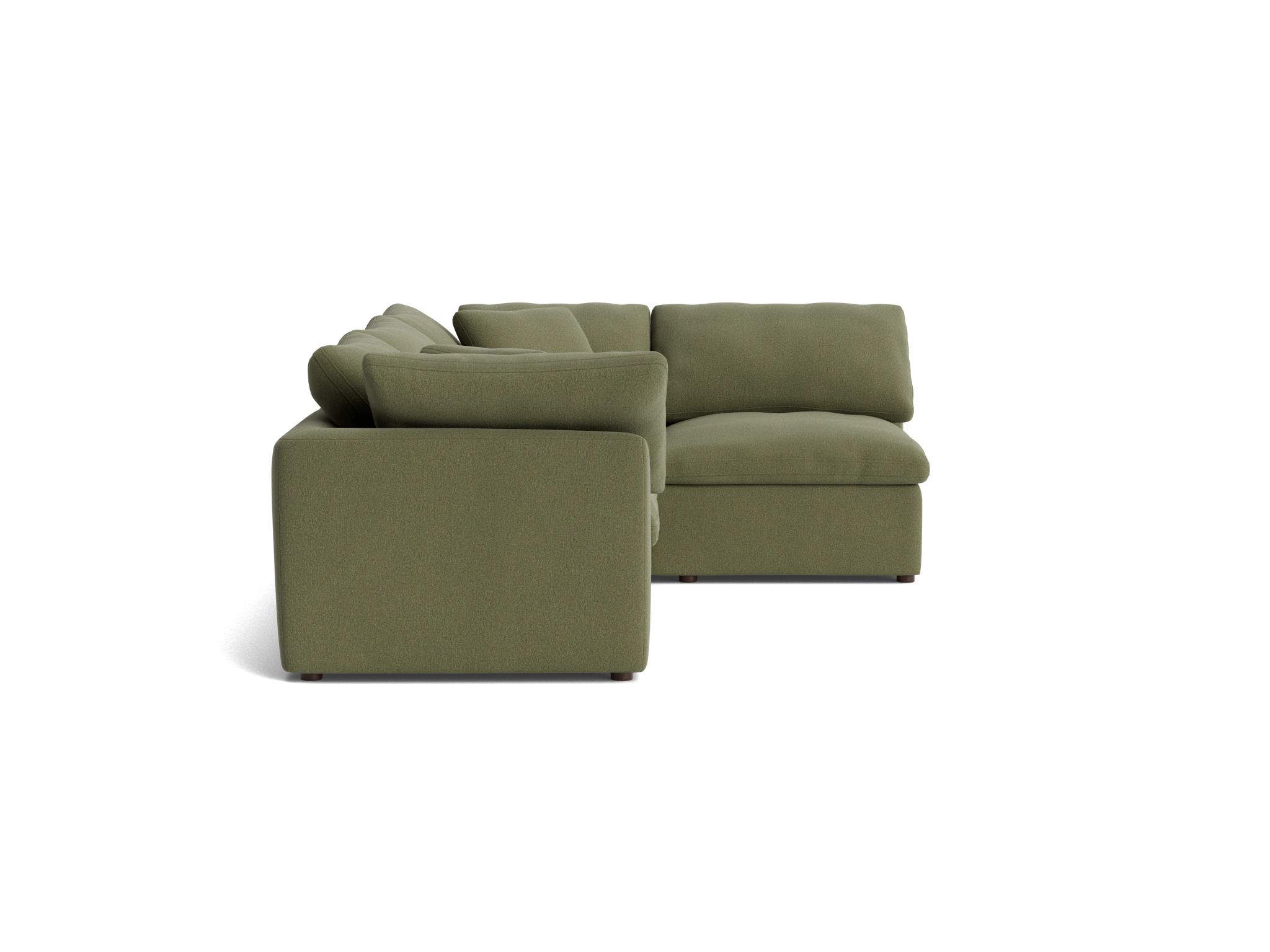 bryant petite modular sectional faithful olive