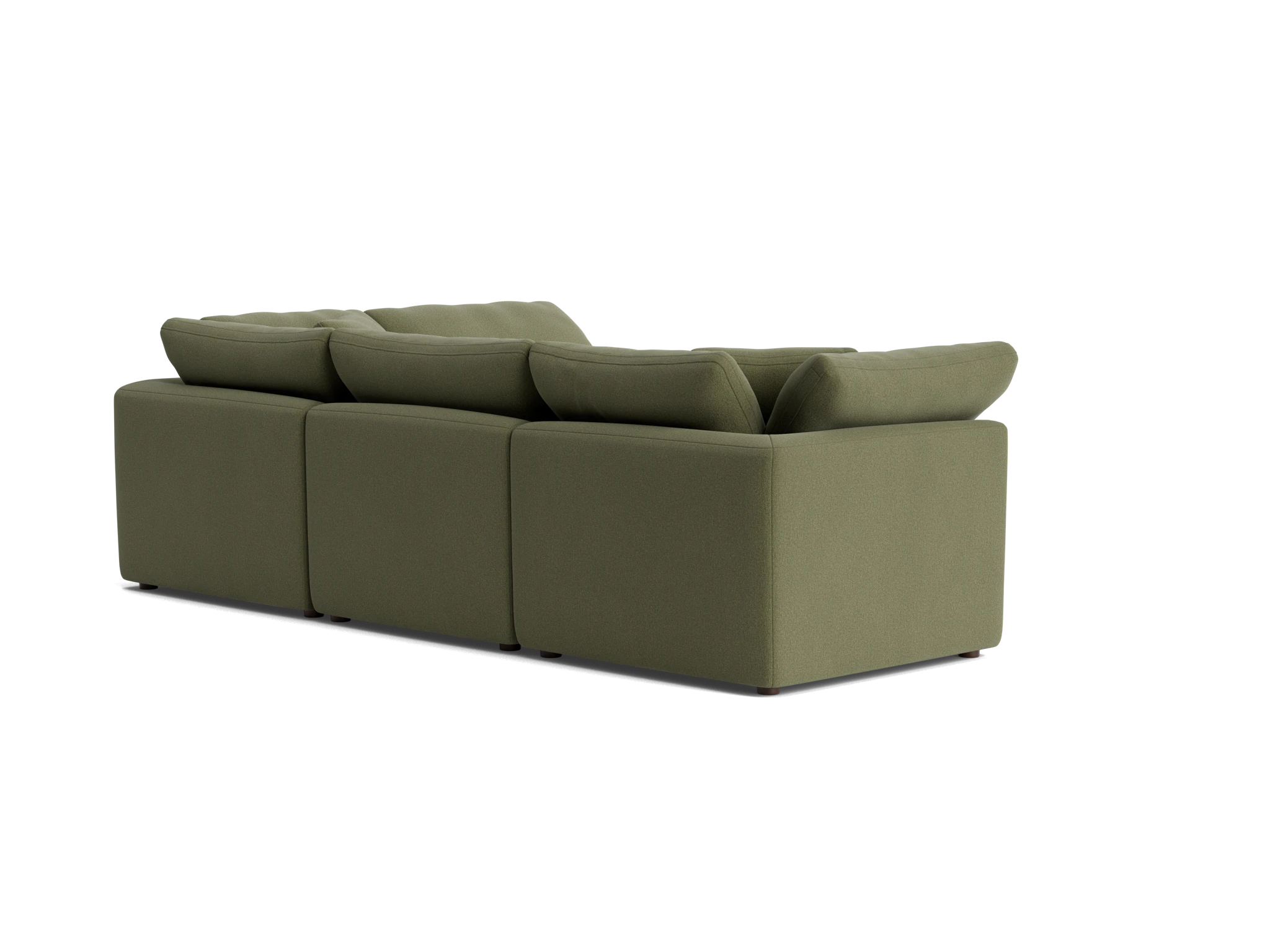 bryant petite modular sectional faithful olive