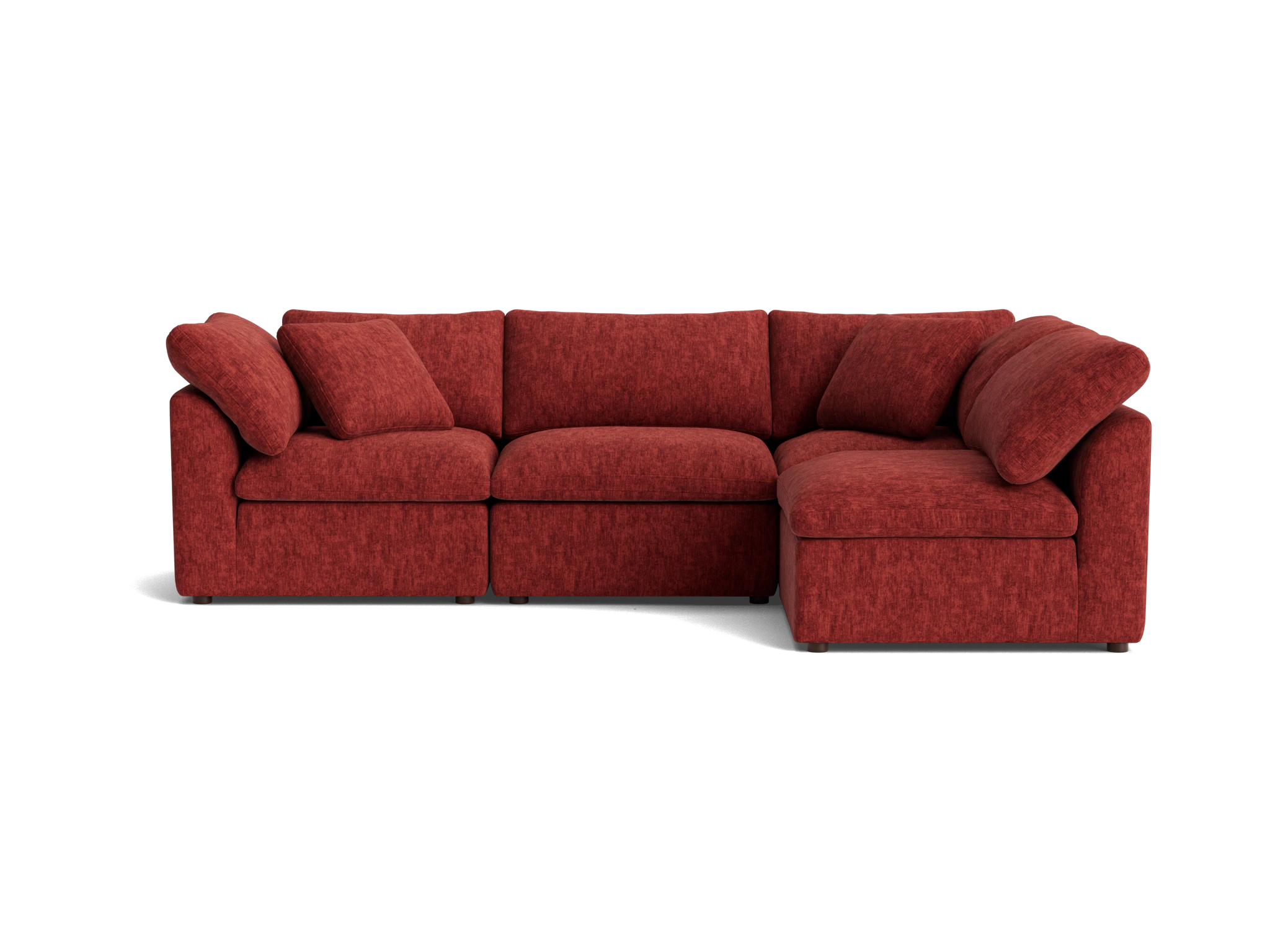 bryant petite modular sectional crave berry hibiscus