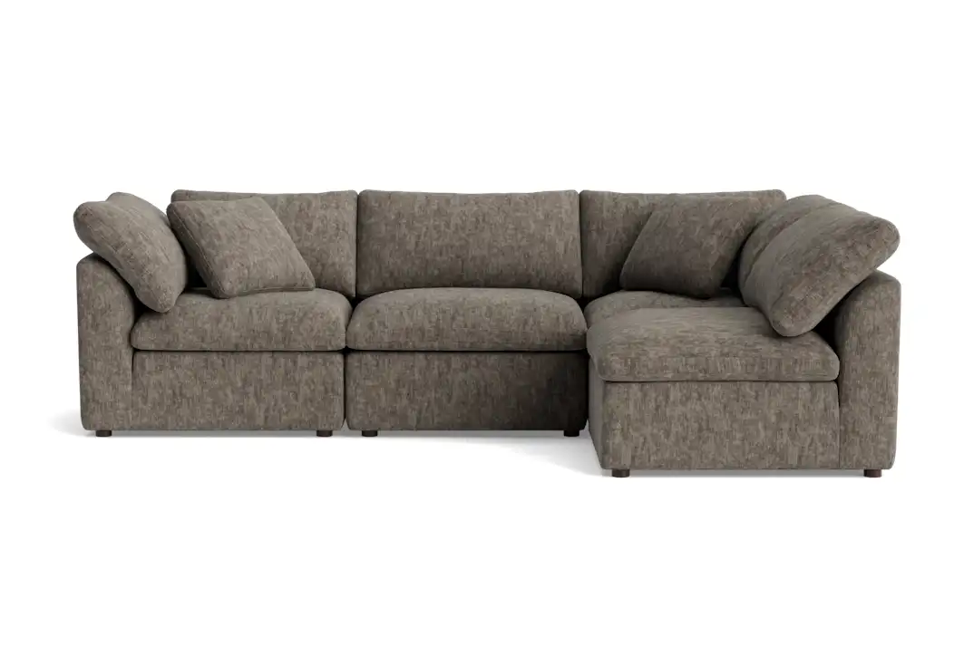 bryant petite modular sectional crave mocha latte
