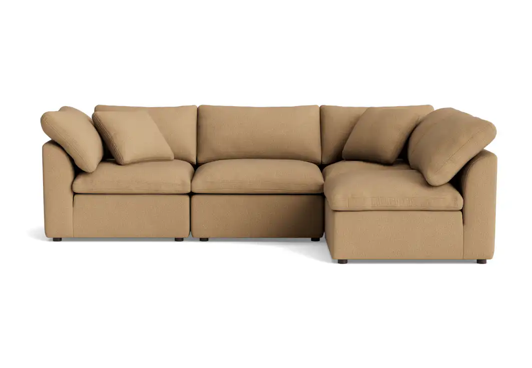 bryant petite modular sectional faithful sand