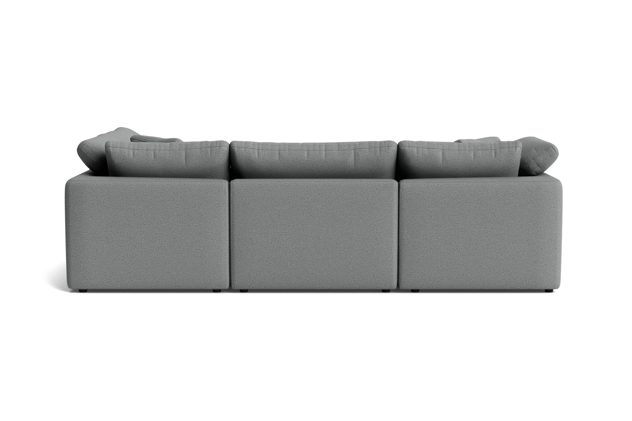 bryant petite modular sofa bumper sectional essence ash
