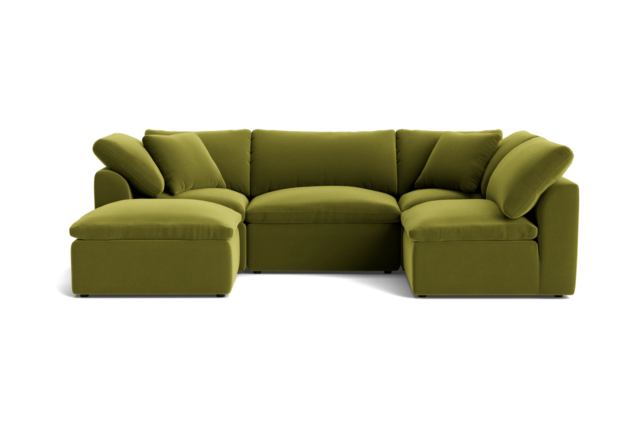 bryant petite modular sofa bumper sectional royale apple