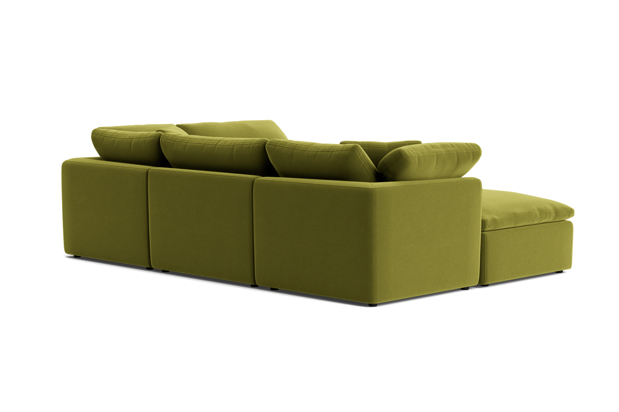bryant petite modular sofa bumper sectional royale apple
