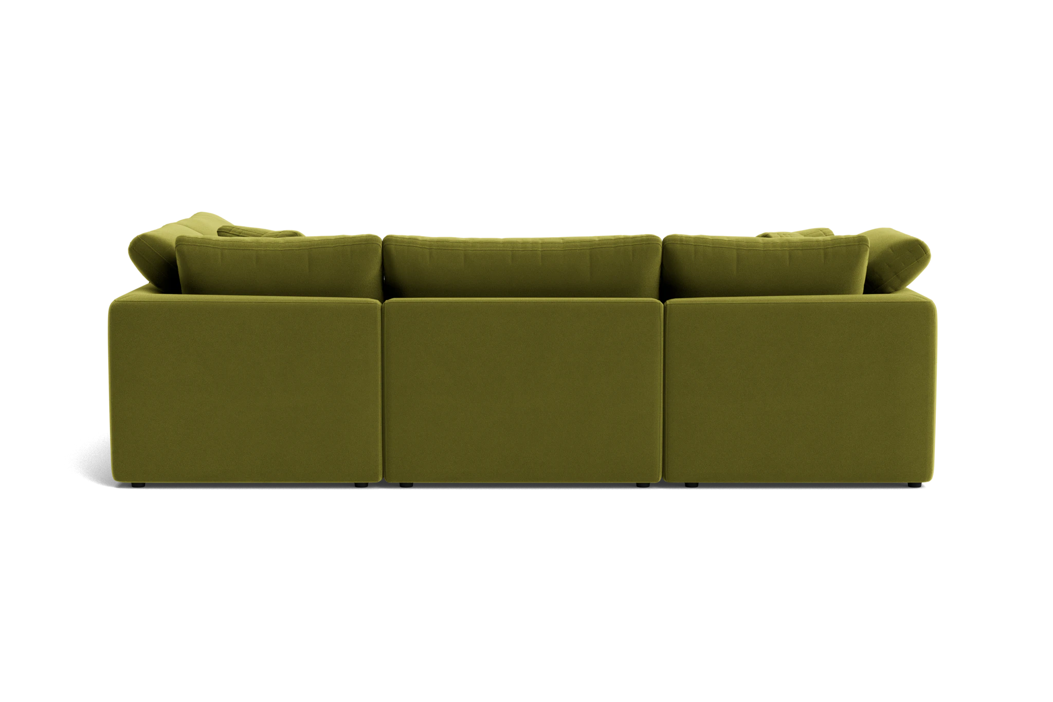 bryant petite modular sofa bumper sectional royale apple