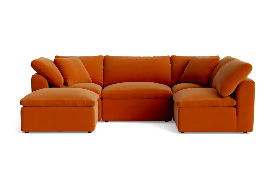 bryant petite modular sofa bumper sectional royale hacienda