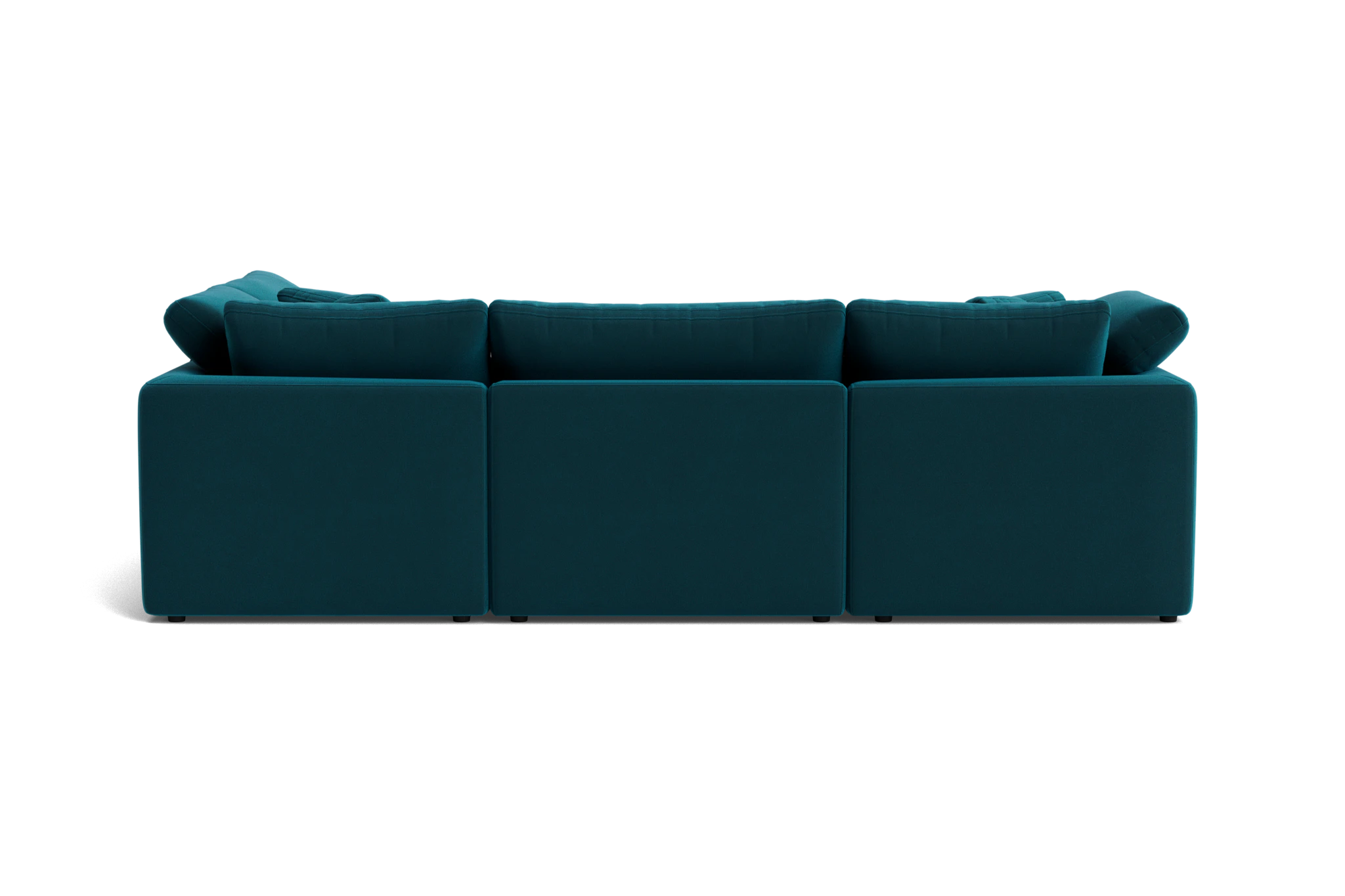 bryant petite modular sofa bumper sectional royale peacock