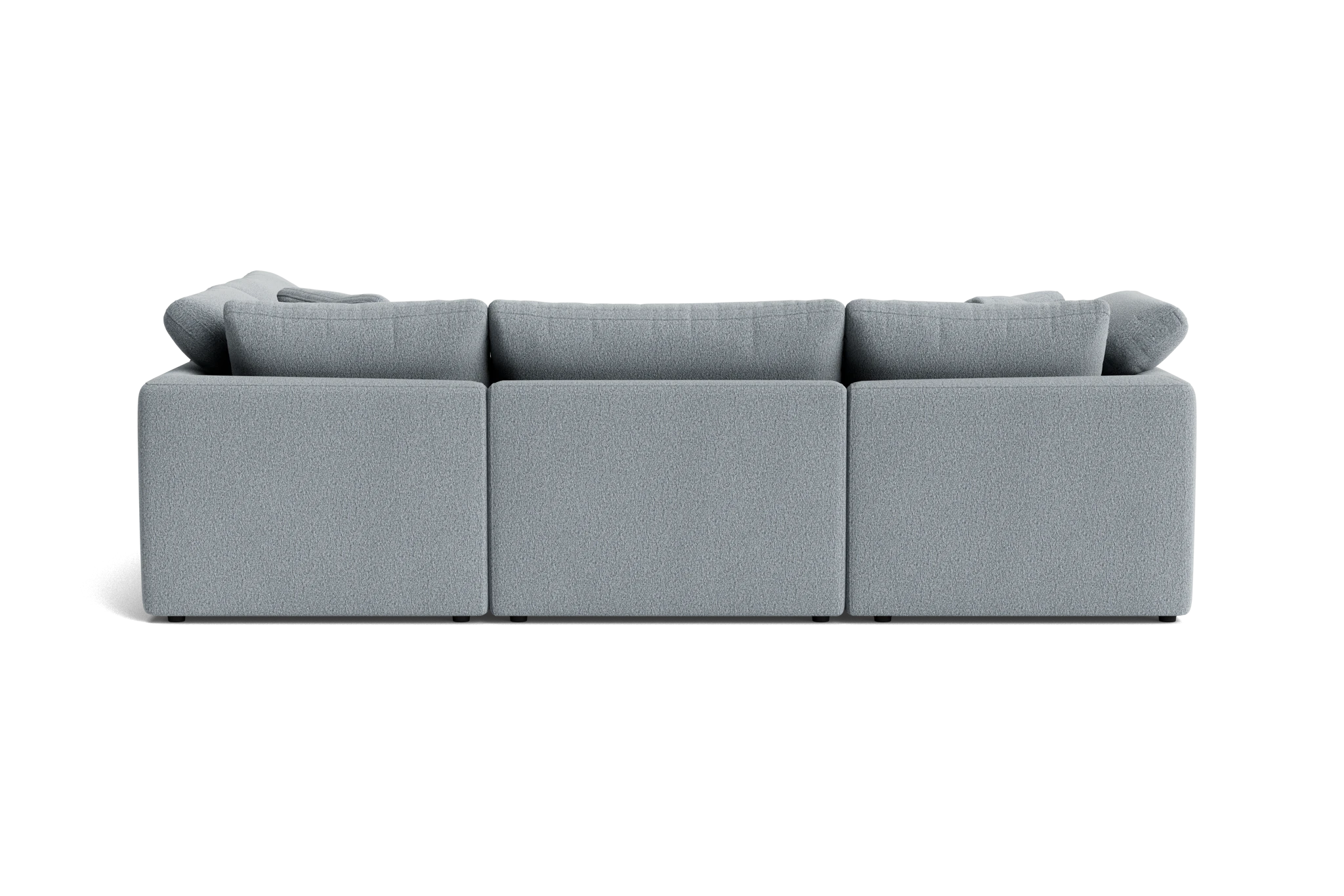 bryant petite modular sofa bumper sectional synergy pewter