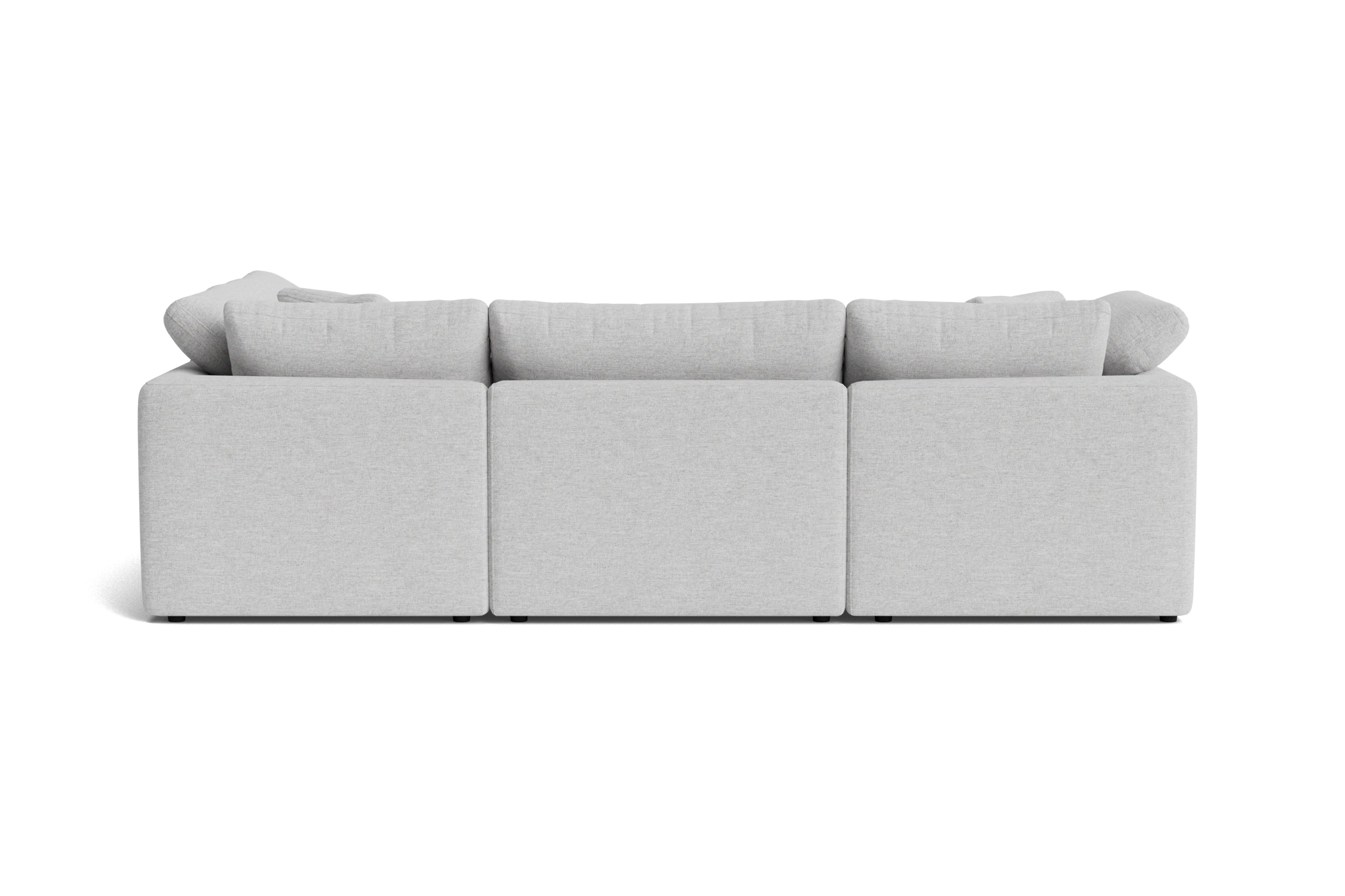 bryant petite modular sofa bumper sectional milo dove