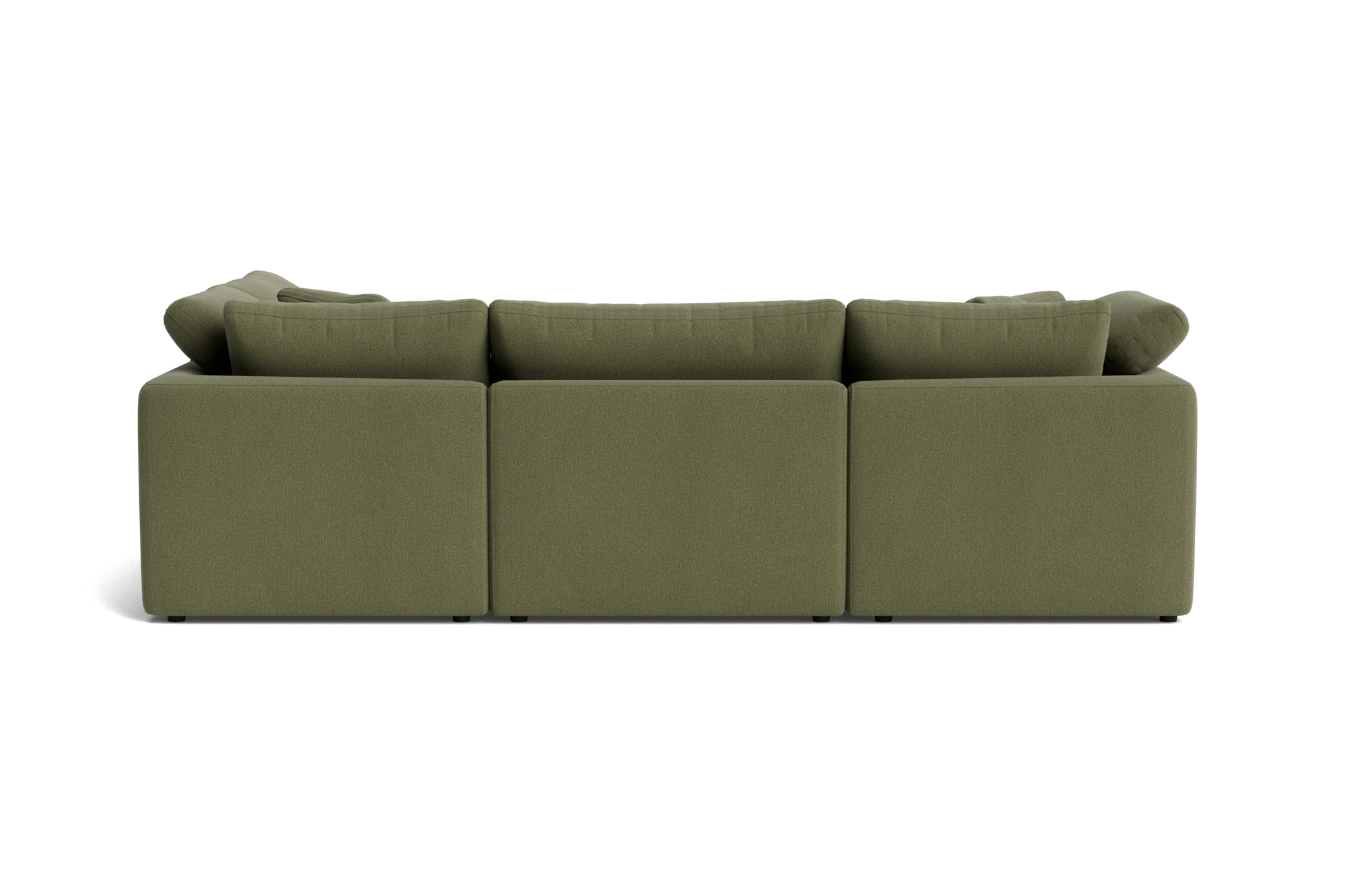 bryant petite modular sofa bumper sectional faithful olive